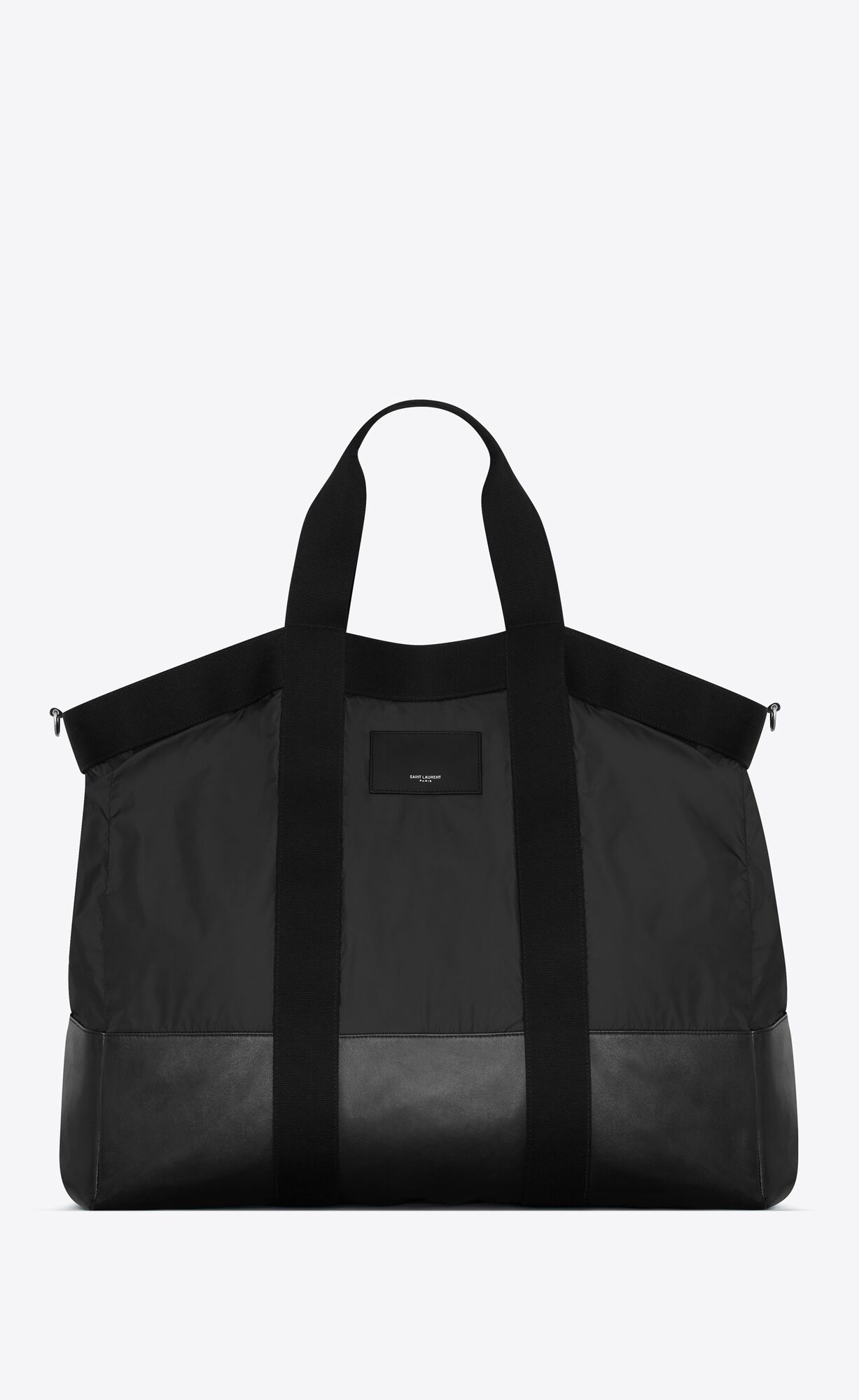 YSL City Saint Laurent Big Tote In Econyl? Regenerated Nylon Black | 4568913-EV