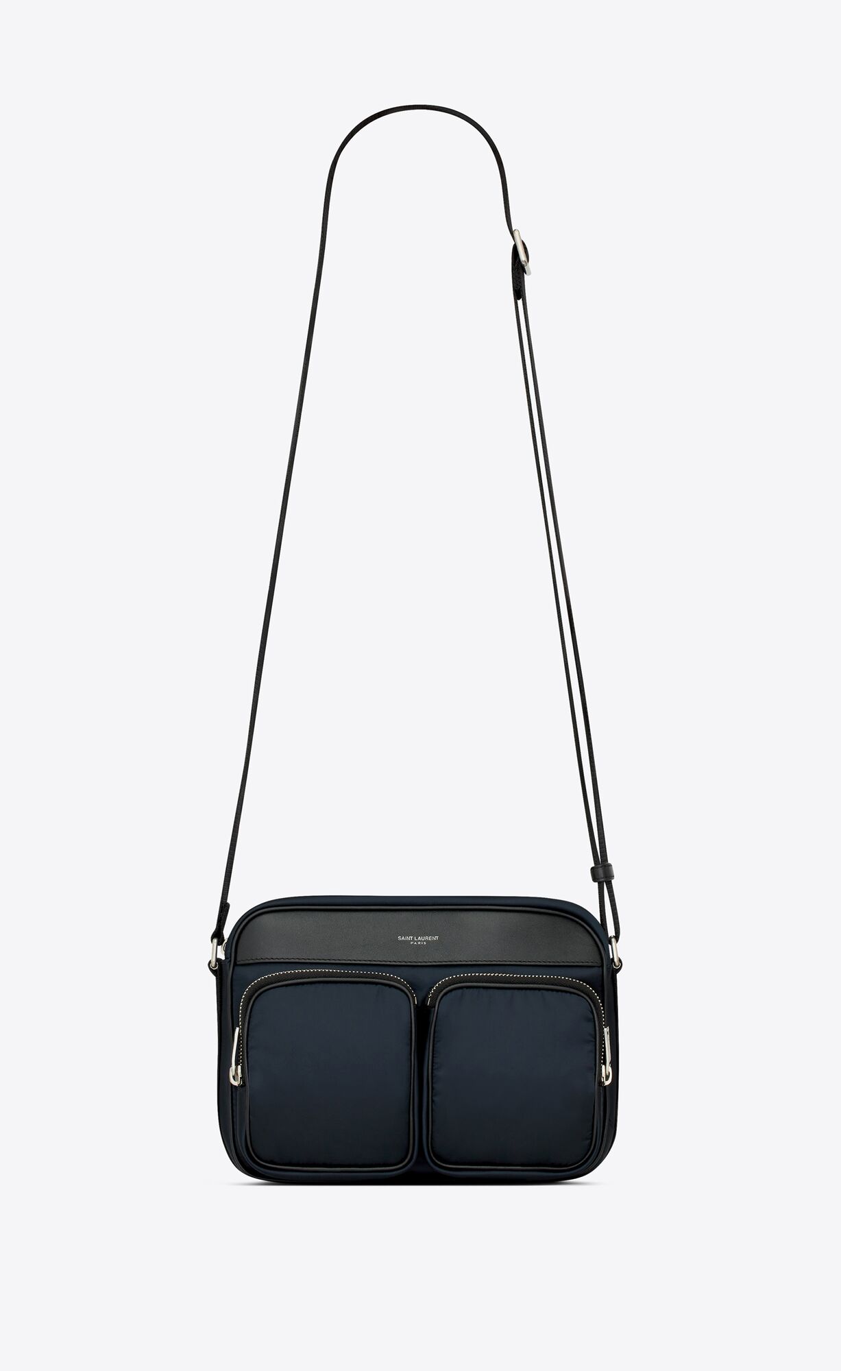 YSL City Saint Laurent New Camera Bag In Econyl? Regenerated Nylon Navy | 5348196-TE