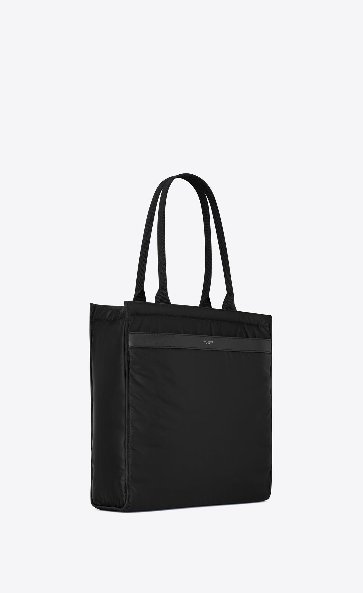 YSL City Saint Laurent Tote Bag In Econyl? Regenerated Nylon Black | 8243905-PO