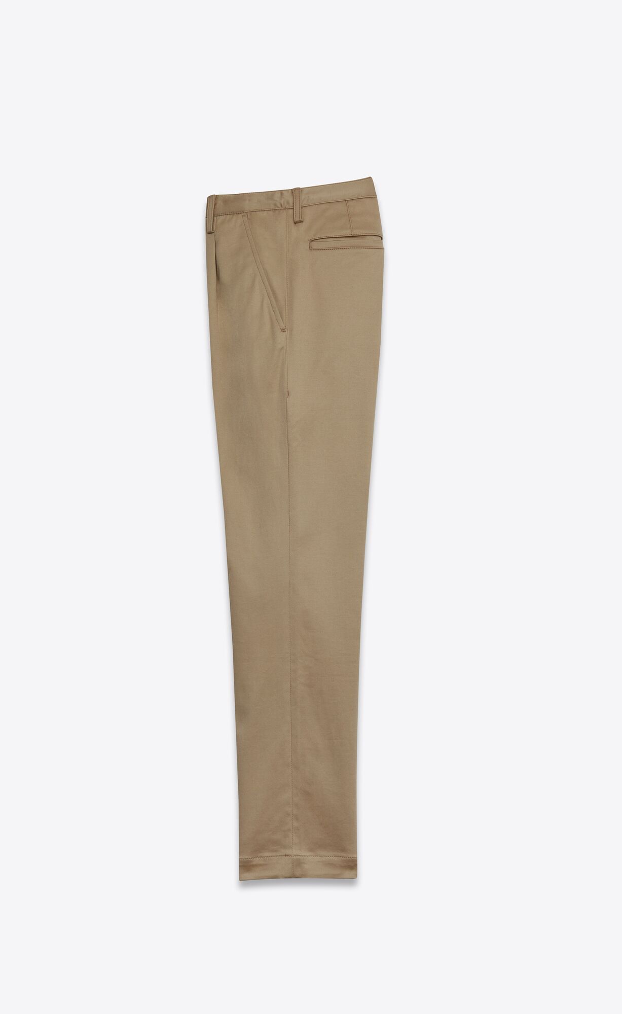 YSL Classic Chino Pants In Raw Beige Cotton Twill Beige | 6159842-IL