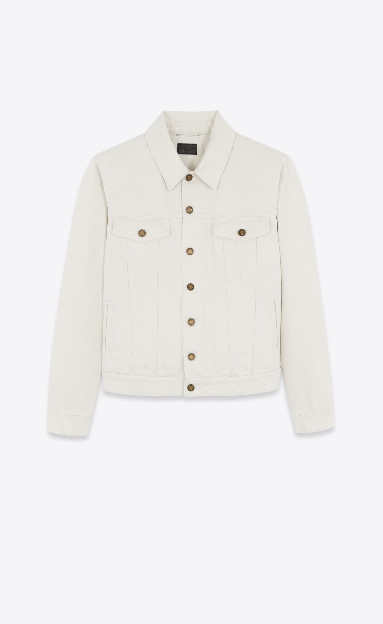 YSL Classic Jacket In Caribbean White Denim Carribean White | 9026581-VX