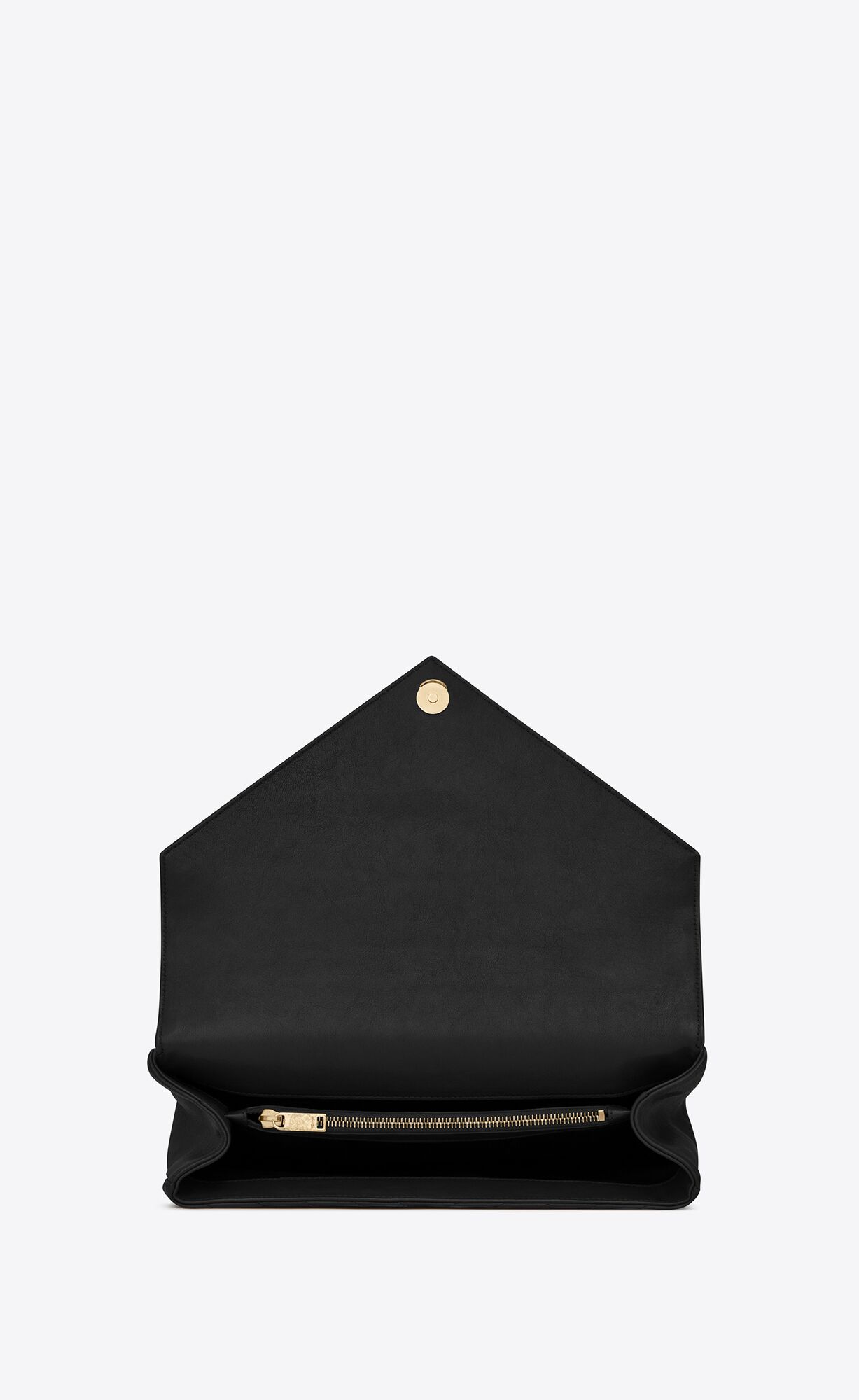 YSL College Large Chain Bag In Quilted Leather Black | 2945713-ZP