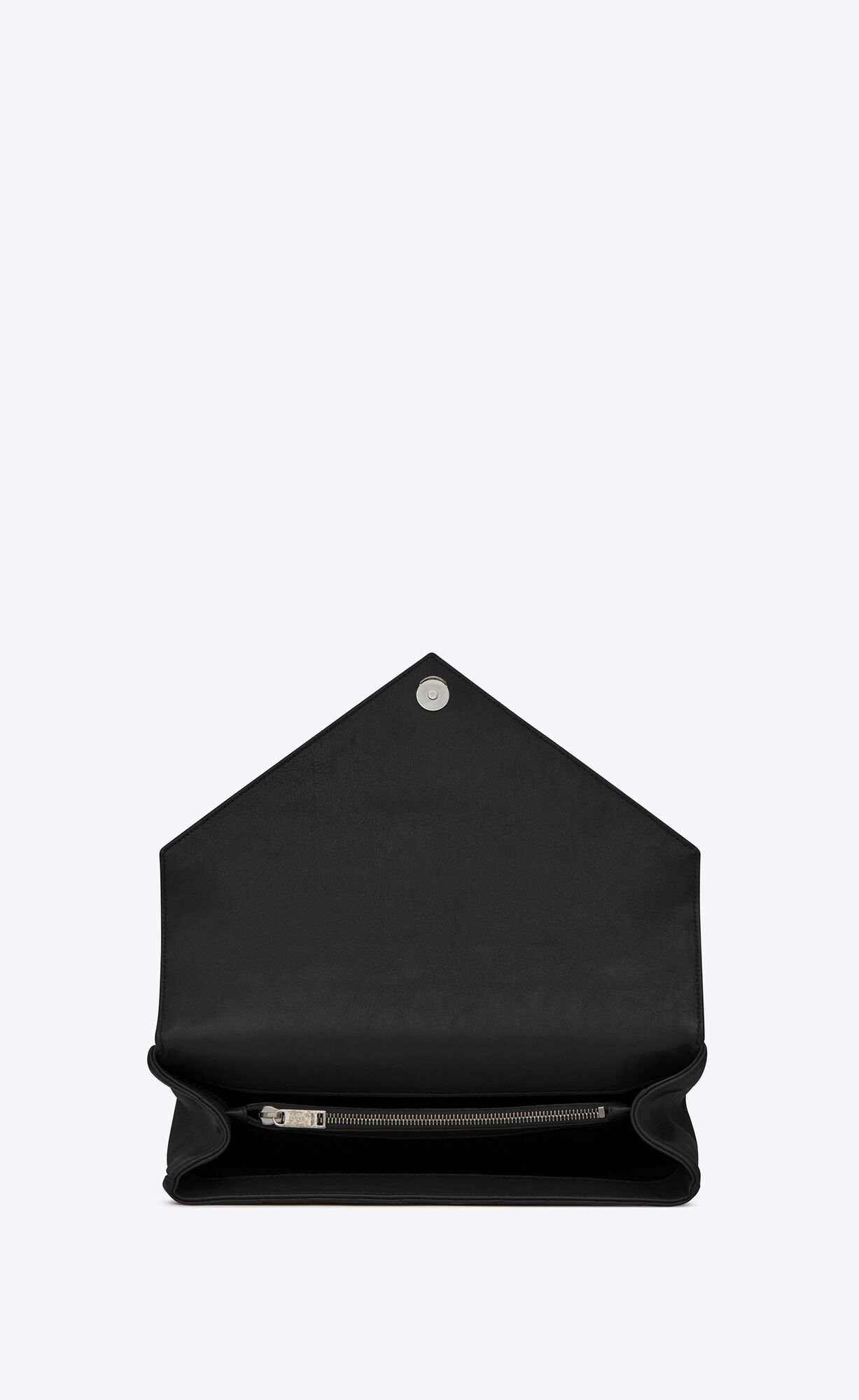 YSL College Large Chain Bag In Quilted Leather Black | 5473910-UB