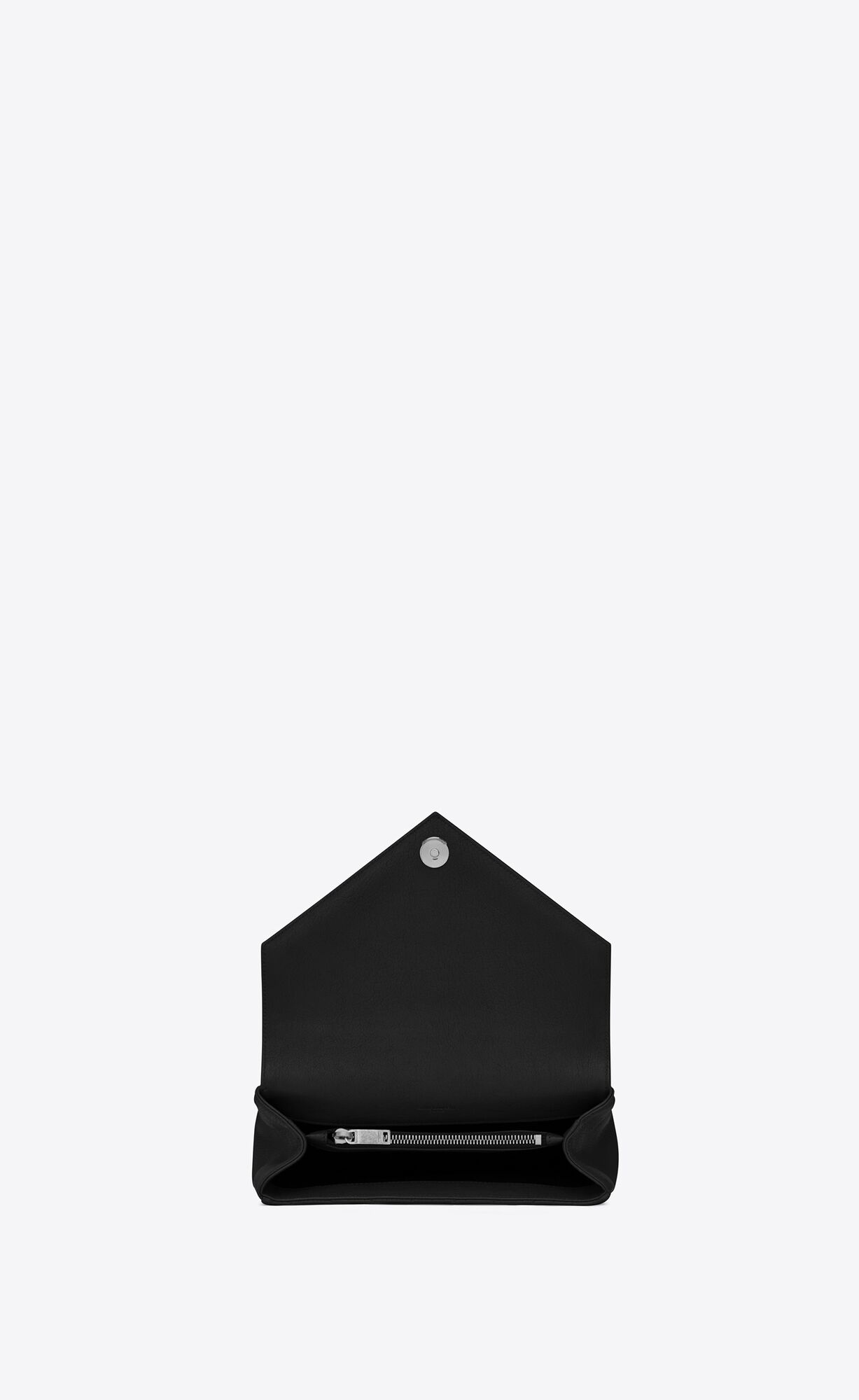 YSL College Medium Chain Bag In Quilted Leather Black | 5437601-BG