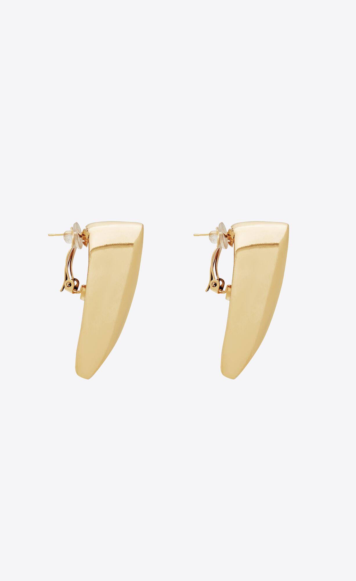 YSL Comet Earrings In Metal Aged Gold | 9382701-CP