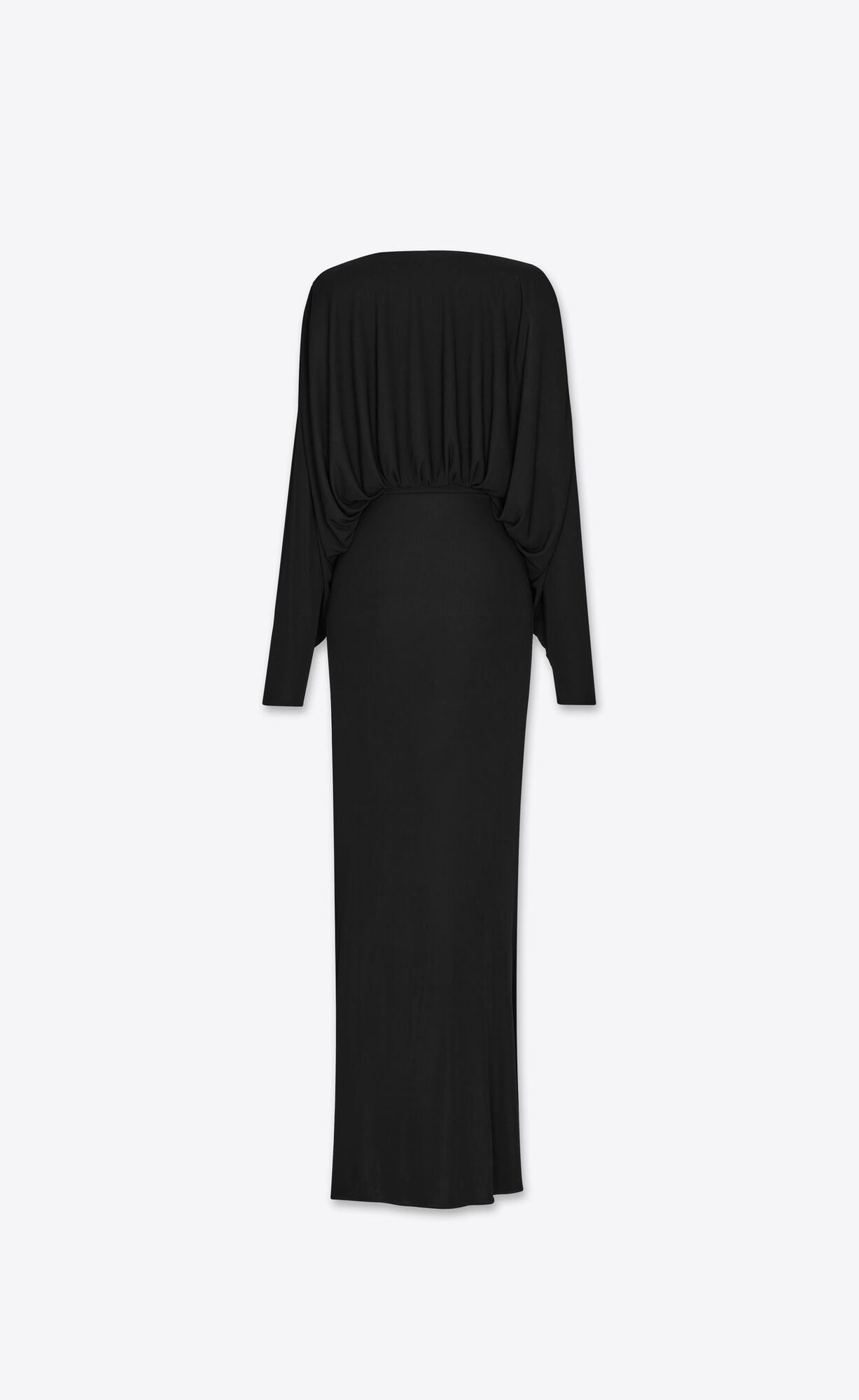YSL Cut-out Dress In Crepe Jersey Black | 0217683-VA