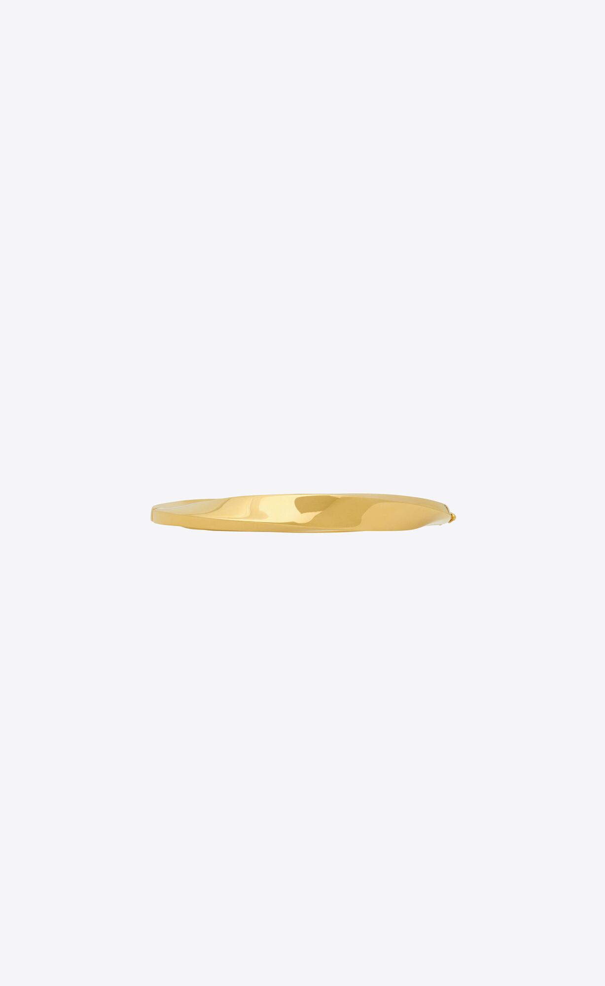 YSL Deco Twist Bracelet In Metal Gold | 3742086-TO