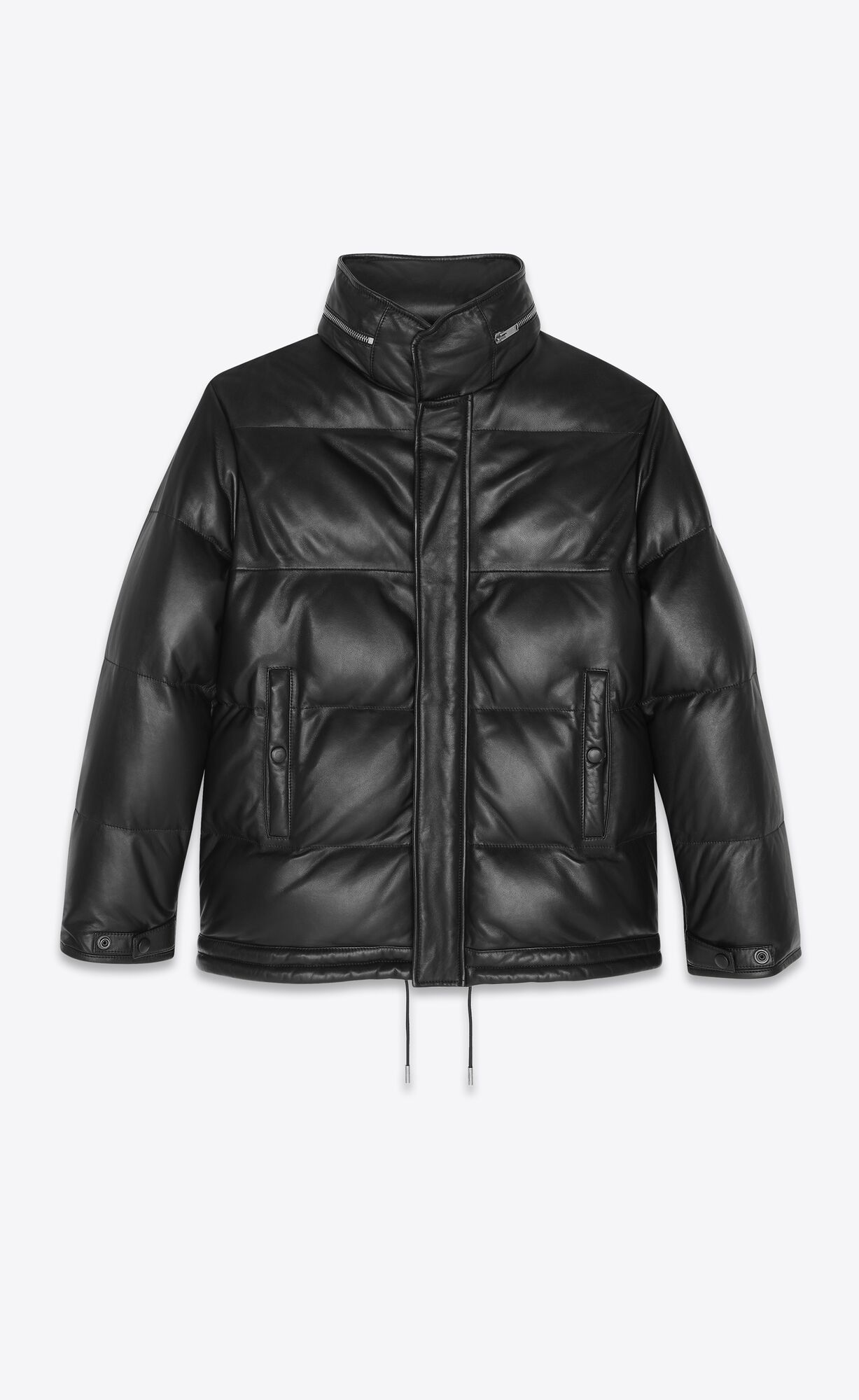 YSL Down Jacket In Lambskin Black | 7593068-VB