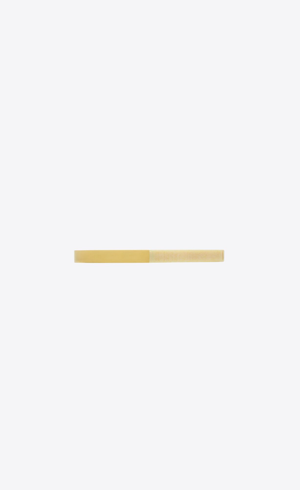 YSL Duet Bracelet In Metal And Resin Light Bronze And Ivory | 4652081-OU