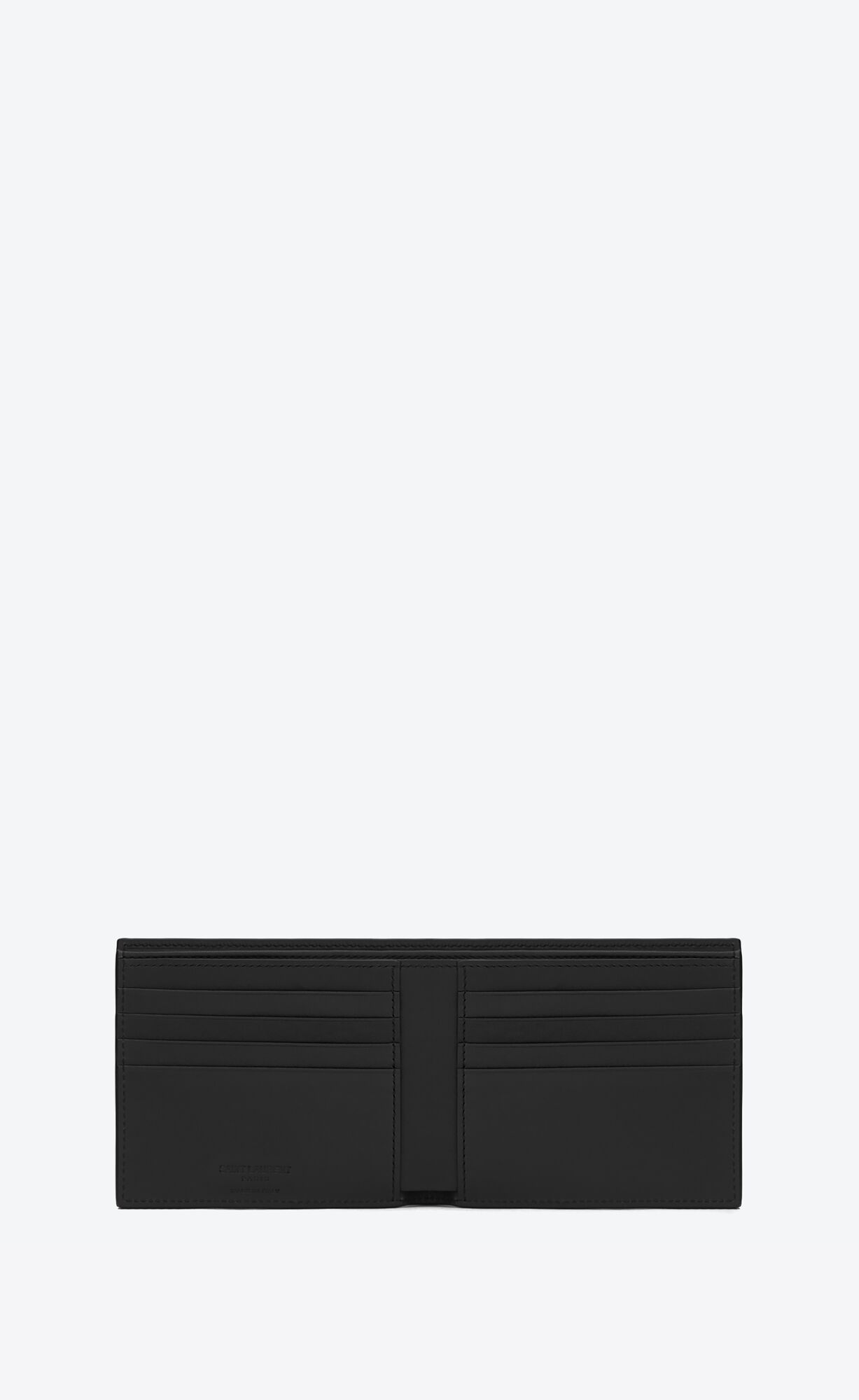 YSL East/West Wallet In Smooth Leather Black | 3142095-XG