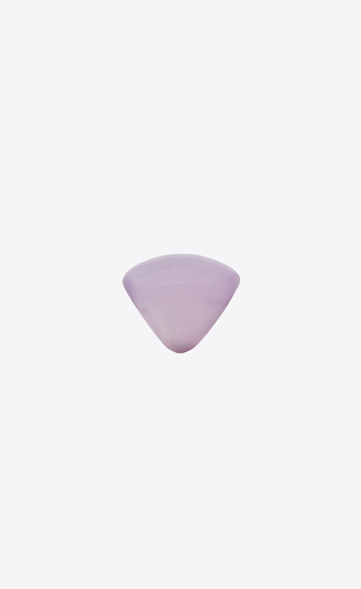YSL Egg Ring In Resin Milky Lilac | 8924576-IA