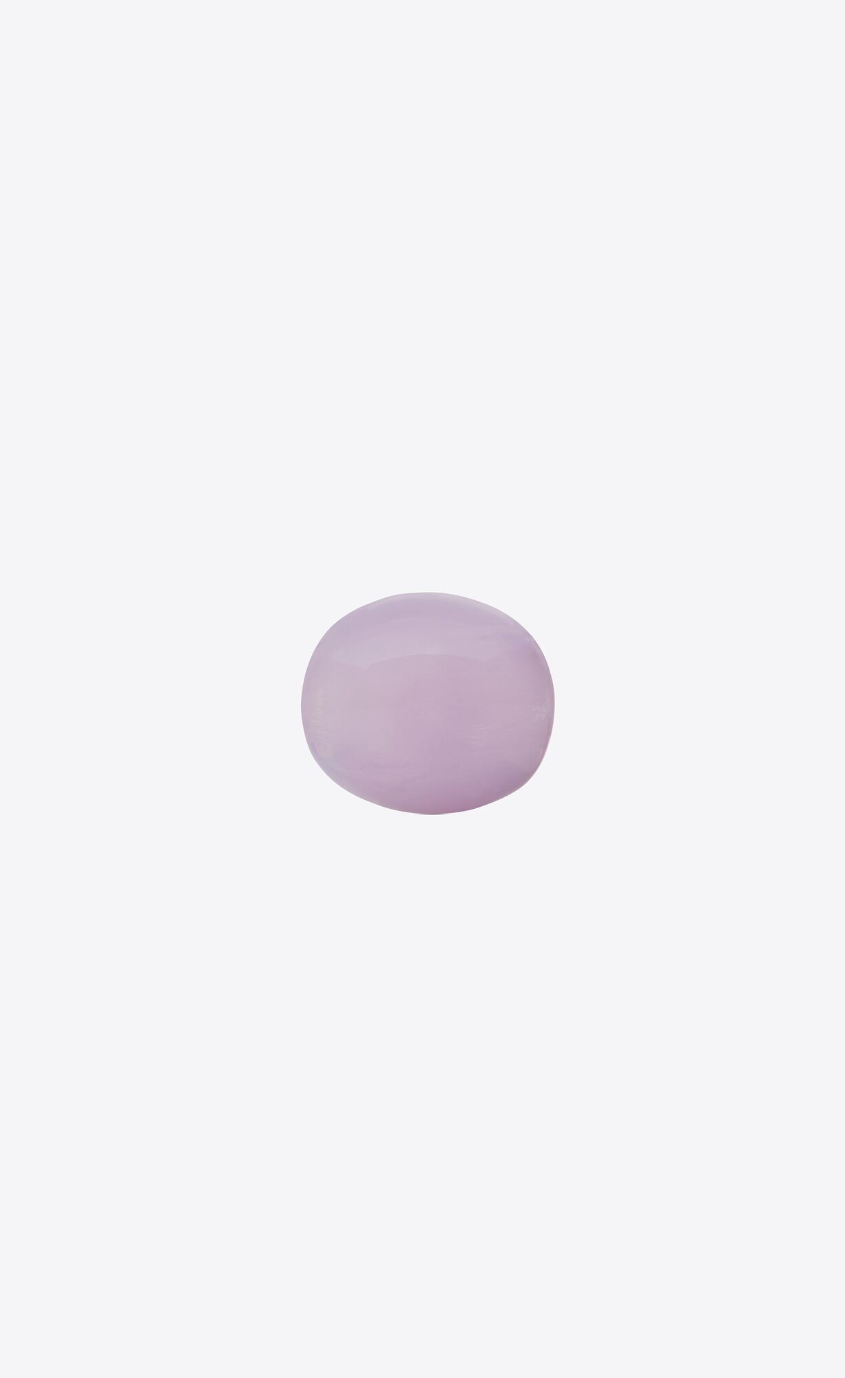 YSL Egg Ring In Resin Milky Lilac | 8924576-IA