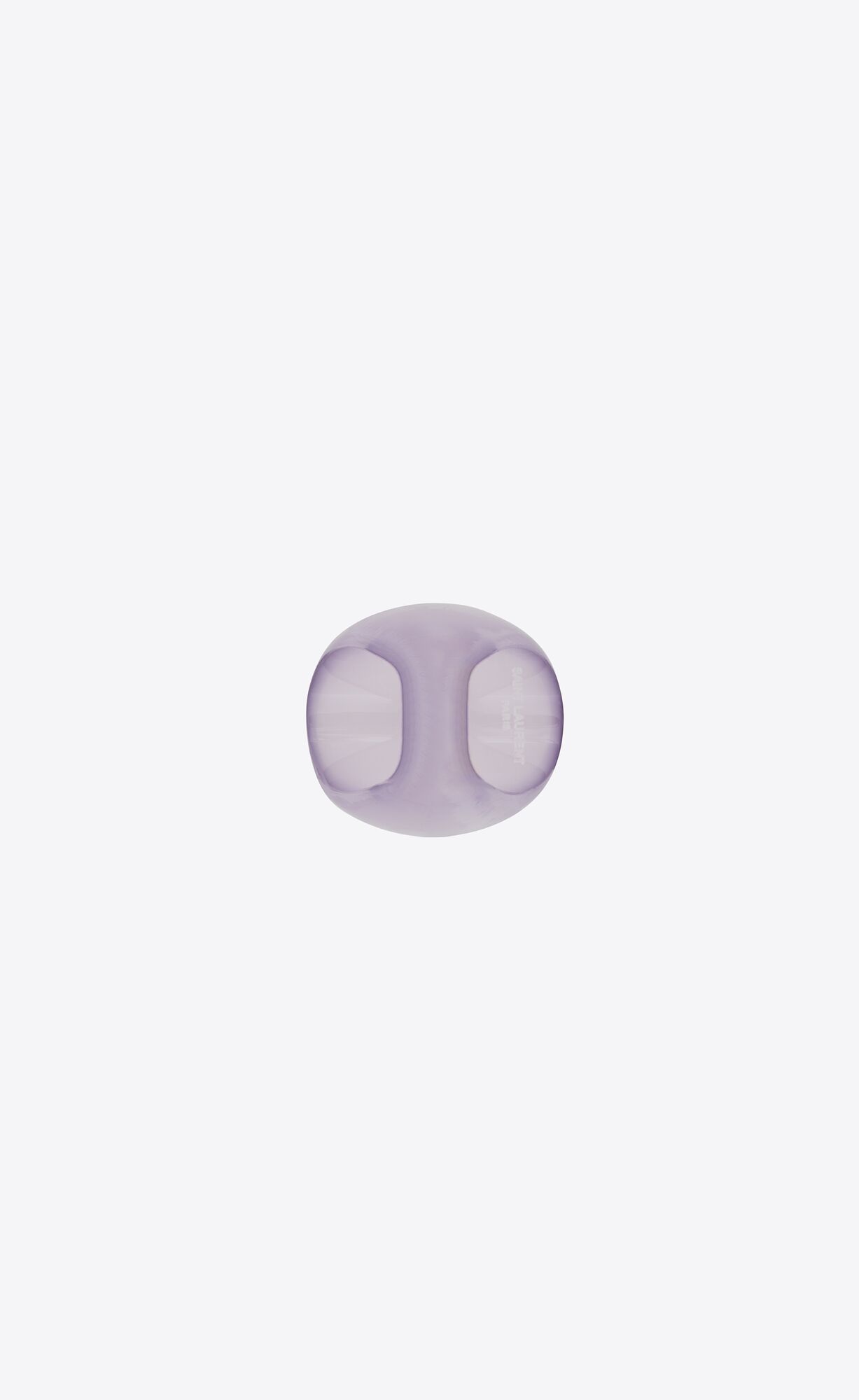 YSL Egg Ring In Resin Milky Lilac | 8924576-IA