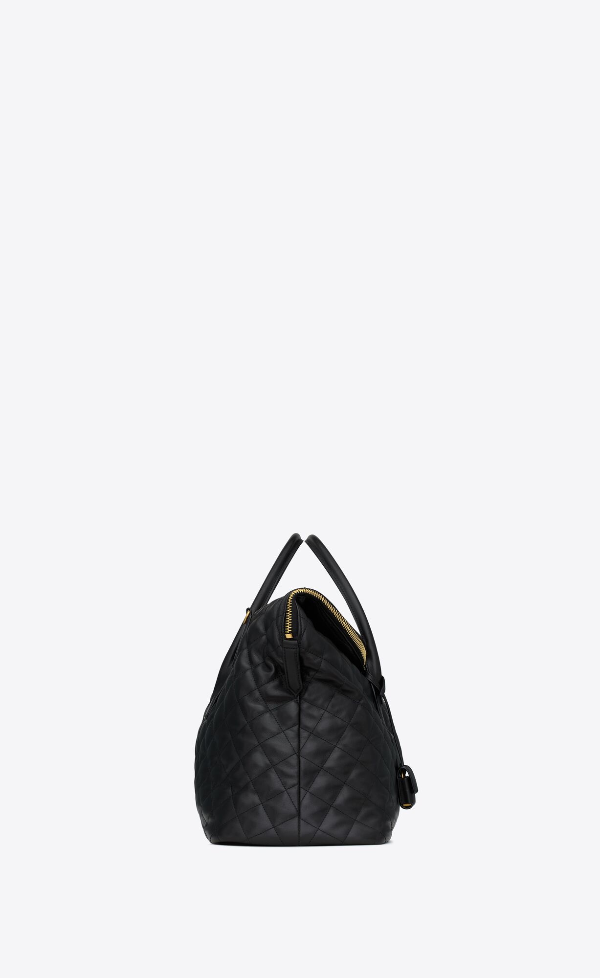 YSL Es Giant Travel Bag In Quilted Leather Black | 0419276-GE