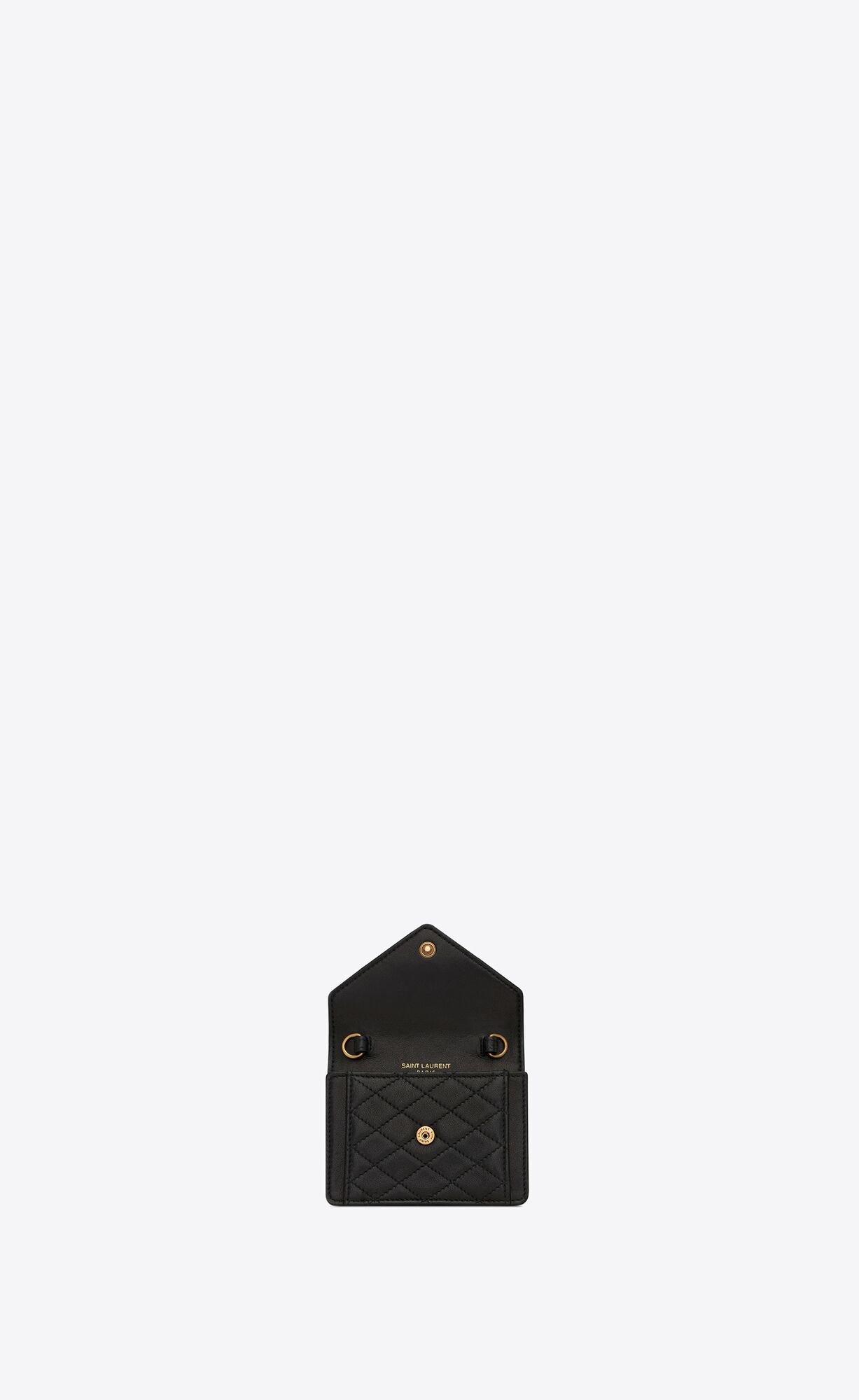 YSL Gaby Micro Bag In Quilted Lambskin Noir | 4529063-XC