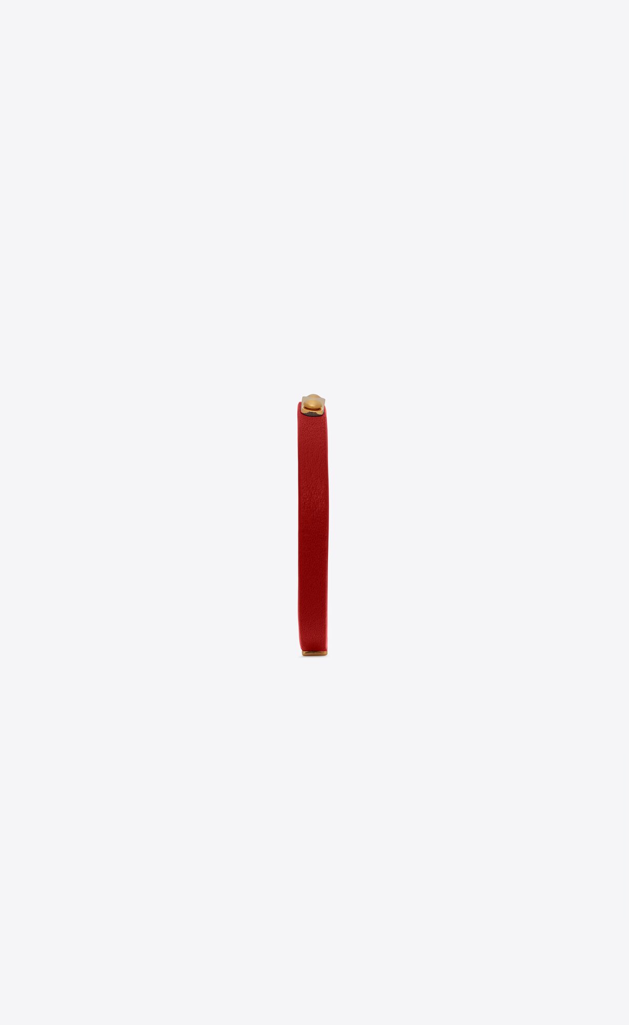 YSL Id Bracelet In Metal Red Pepper And Antique Gold | 6315024-FN