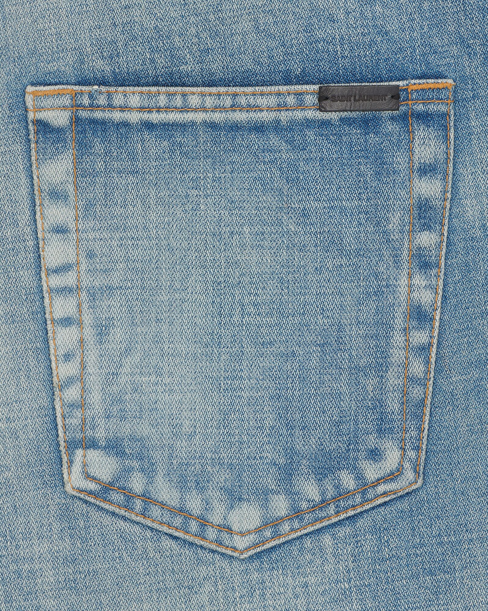 YSL Jane Jeans In 70s Serge Blue Denim 70'S Serge Blue | 3748016-LI