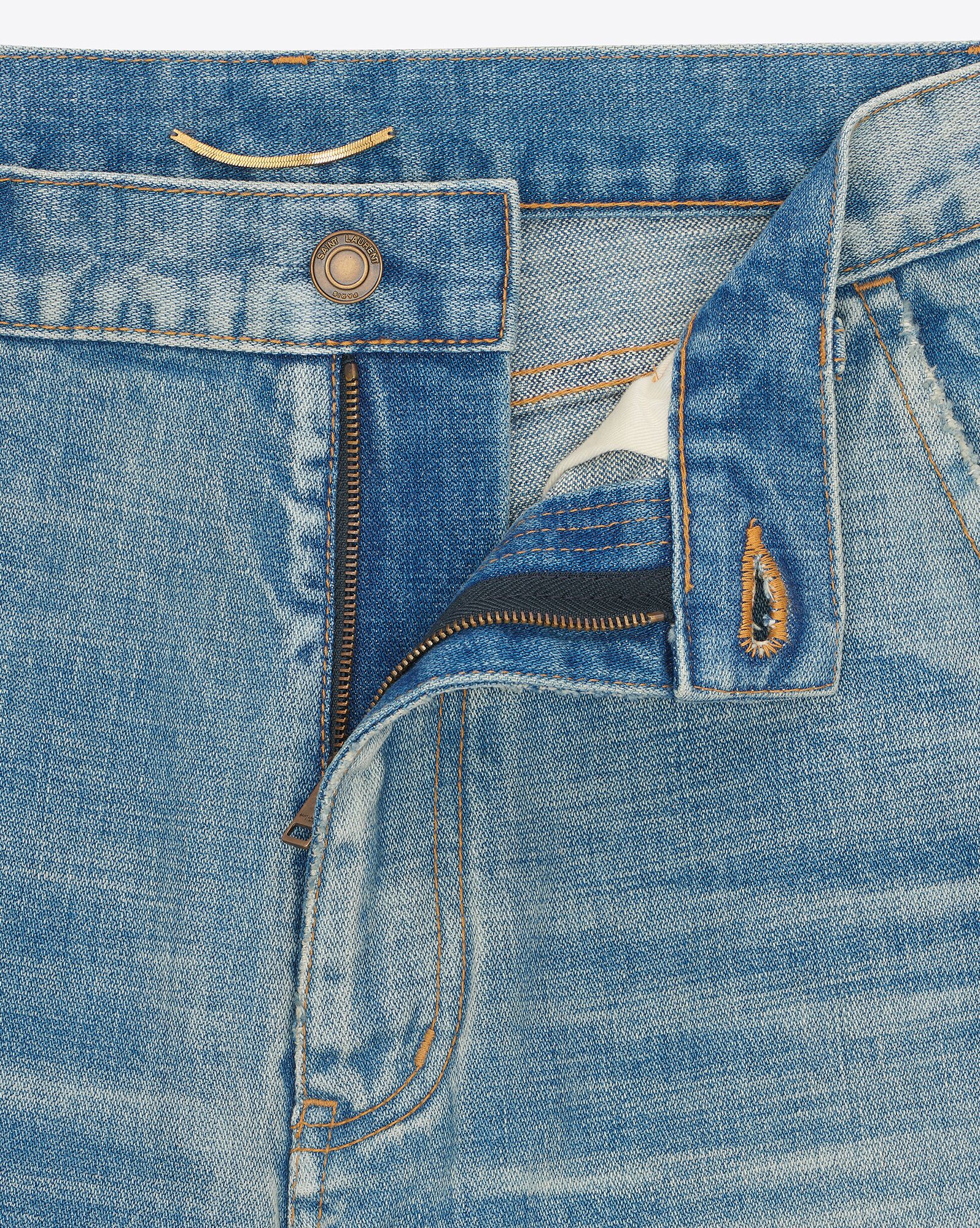 YSL Jane Jeans In 70s Serge Blue Denim 70'S Serge Blue | 3748016-LI