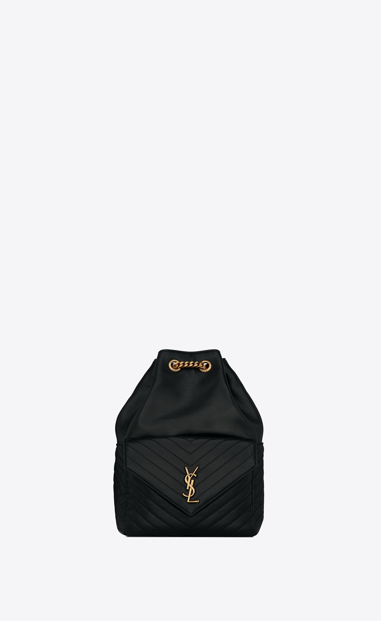 YSL Joe Backpack In Lambskin Black | 4083265-AS