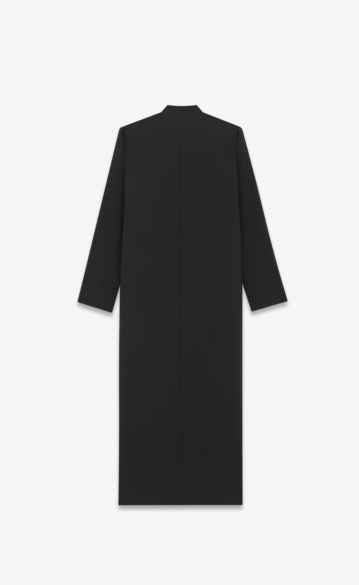 YSL Kaftan In Wool And Mohair Black | 0935614-JY
