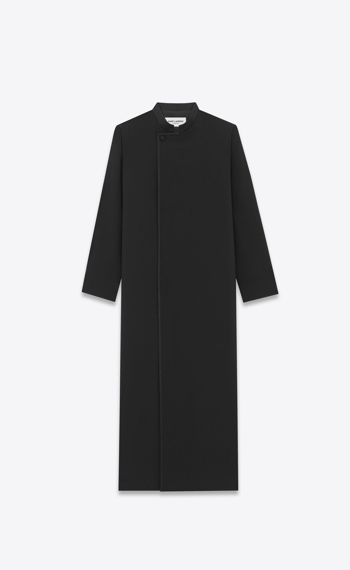 YSL Kaftan In Wool And Mohair Black | 0935614-JY