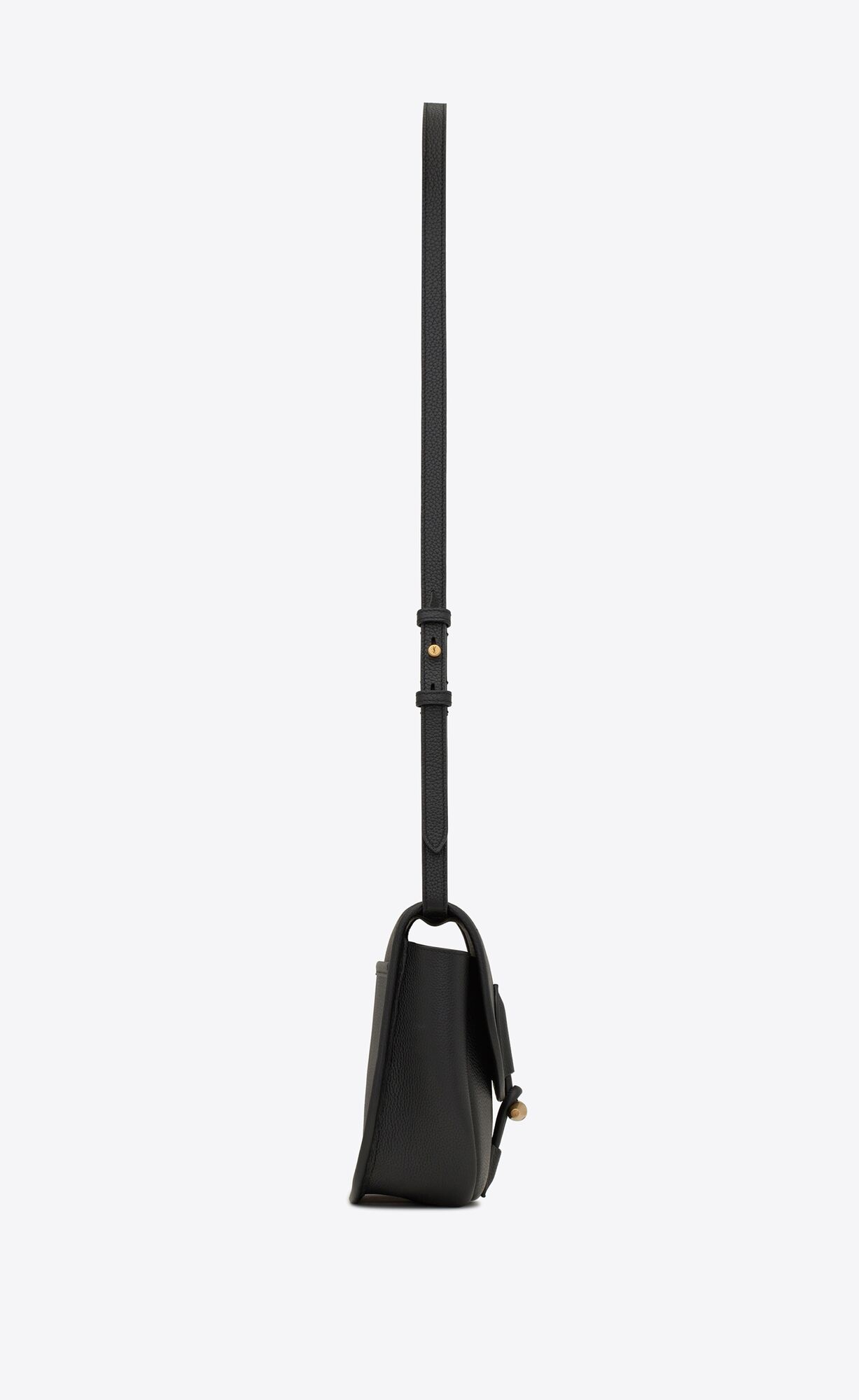 YSL Le Caban Satchel In Grained Leather Black | 0769158-OB