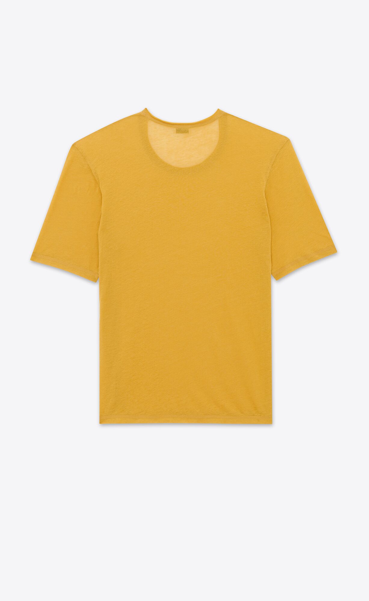 YSL Loose Fit T-shirt In Jersey Safran | 7853964-CI