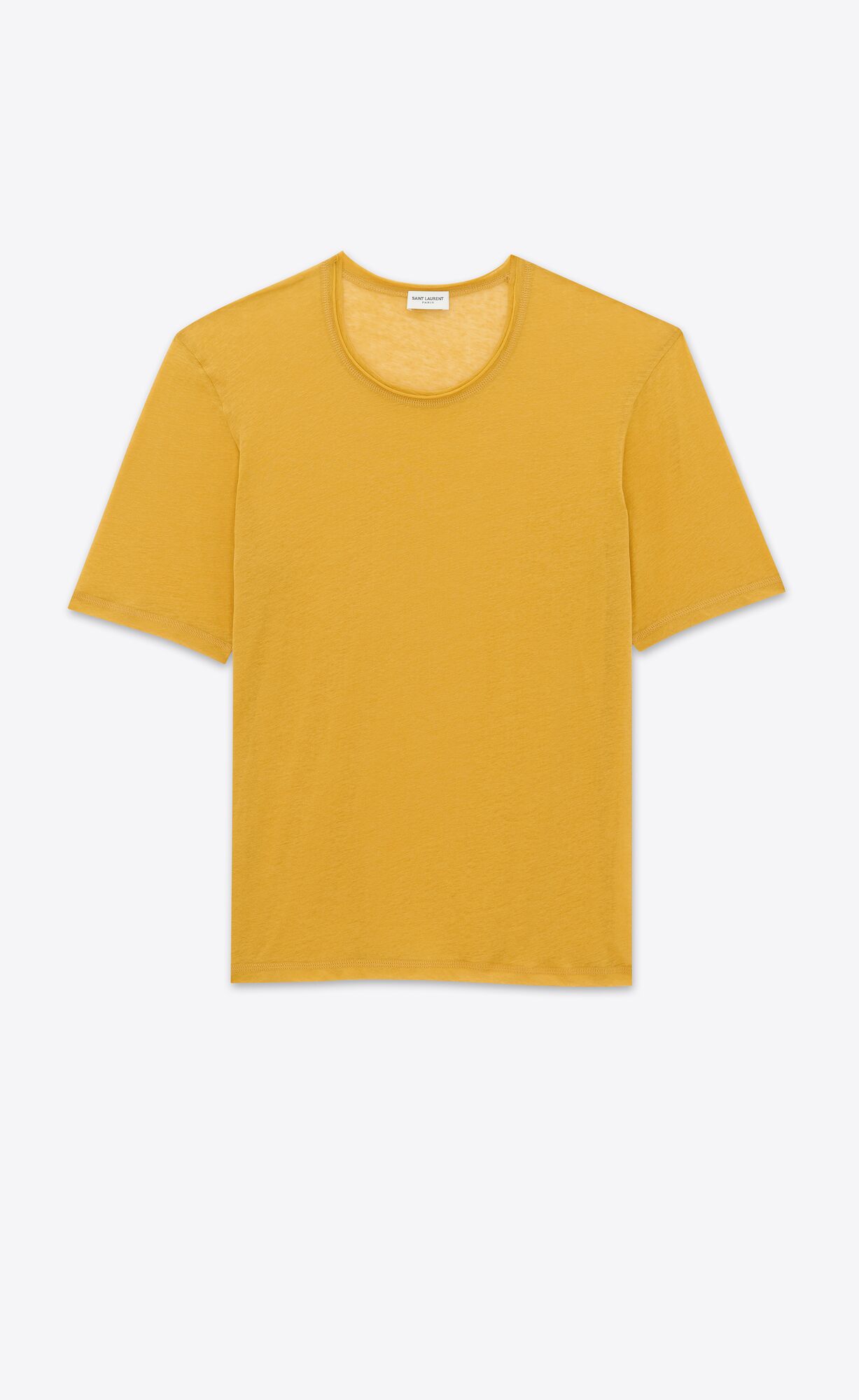 YSL Loose Fit T-shirt In Jersey Safran | 7853964-CI