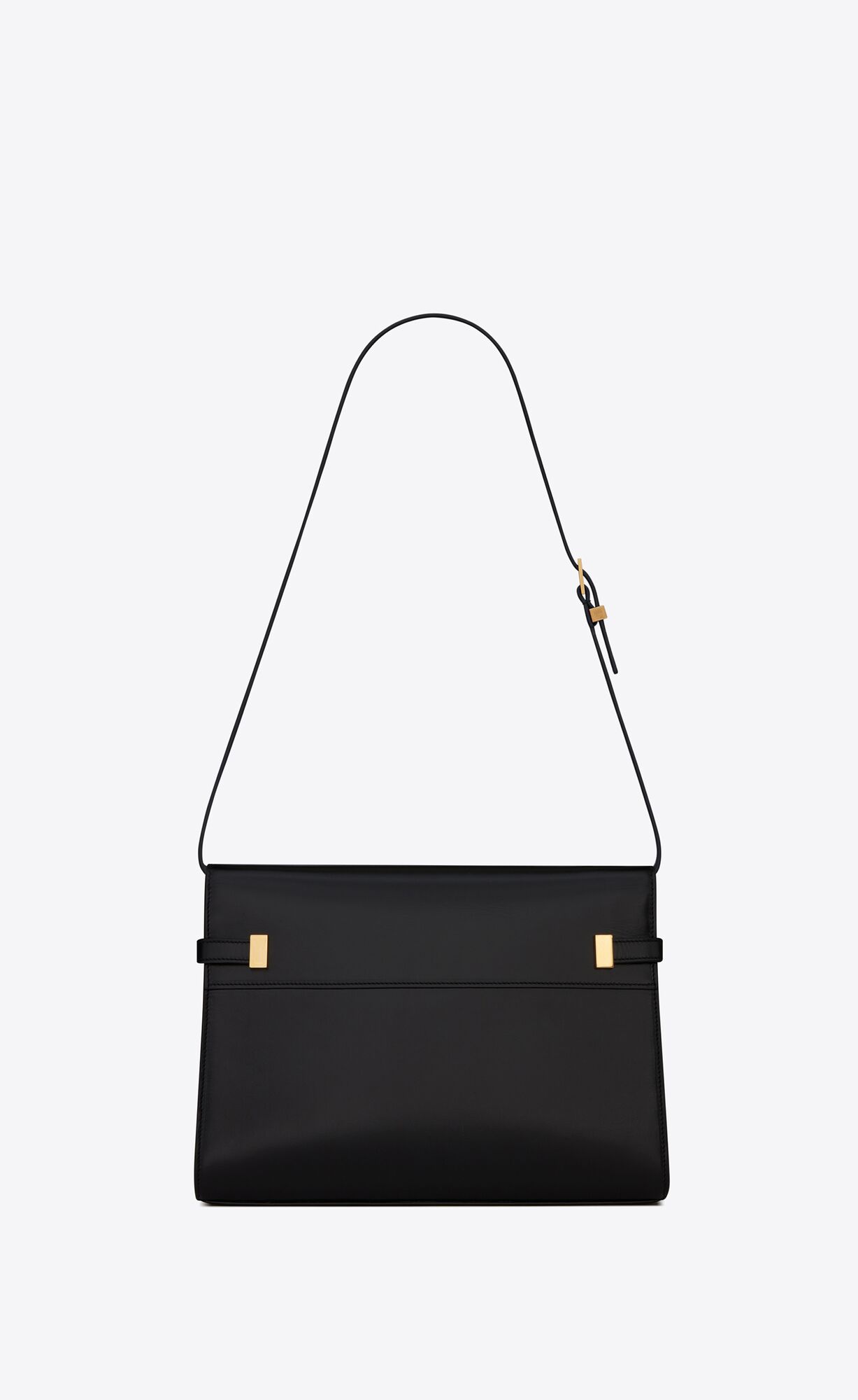 YSL Manhattan Shoulder Bag In Box Saint Laurent Leather Black | 8601974-SO