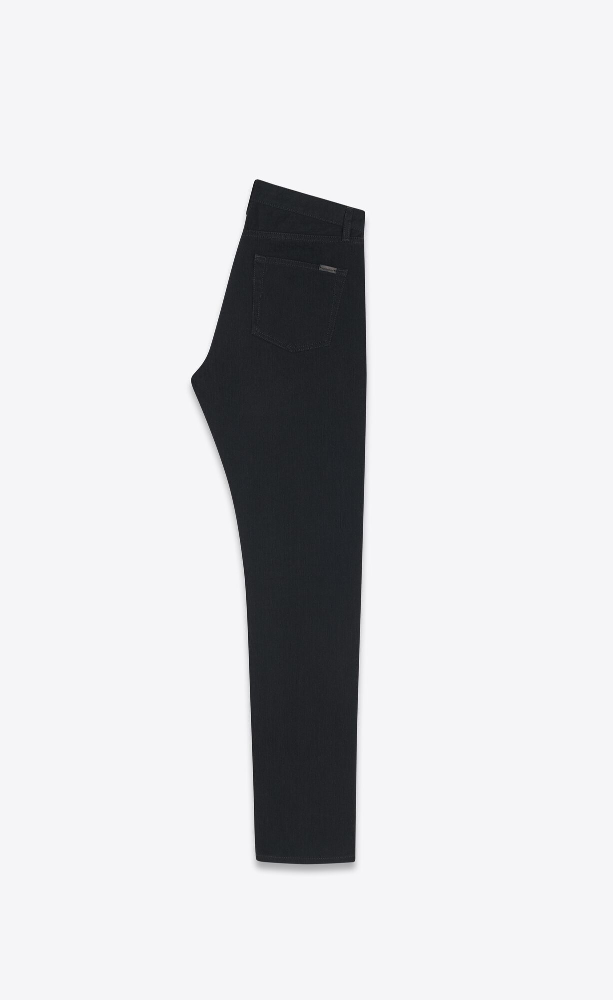 YSL Mid-waist Jeans In Worn Black Denim Worn Black | 7936018-IT