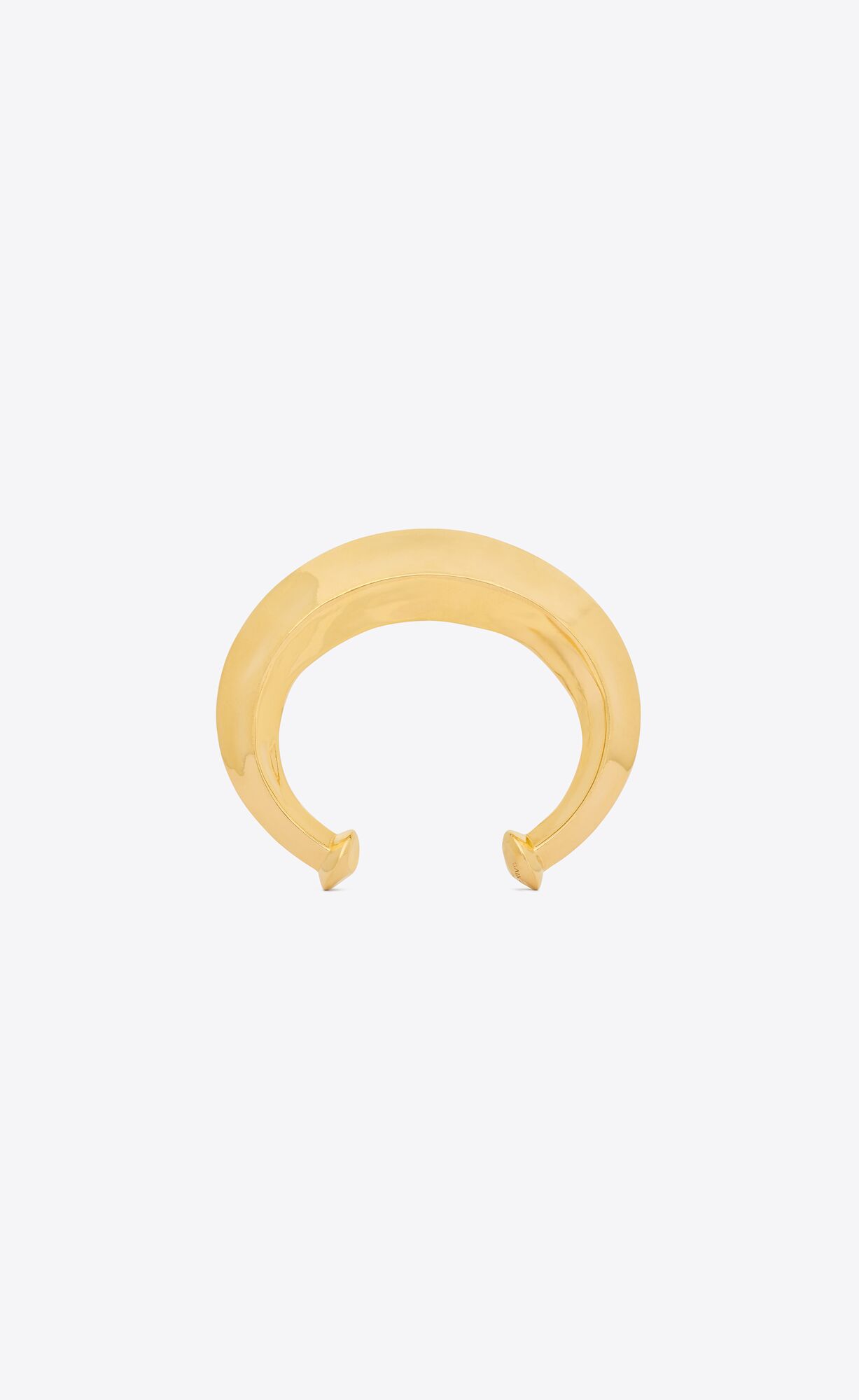 YSL Moon Cuff In Metal Gold | 9871563-BK