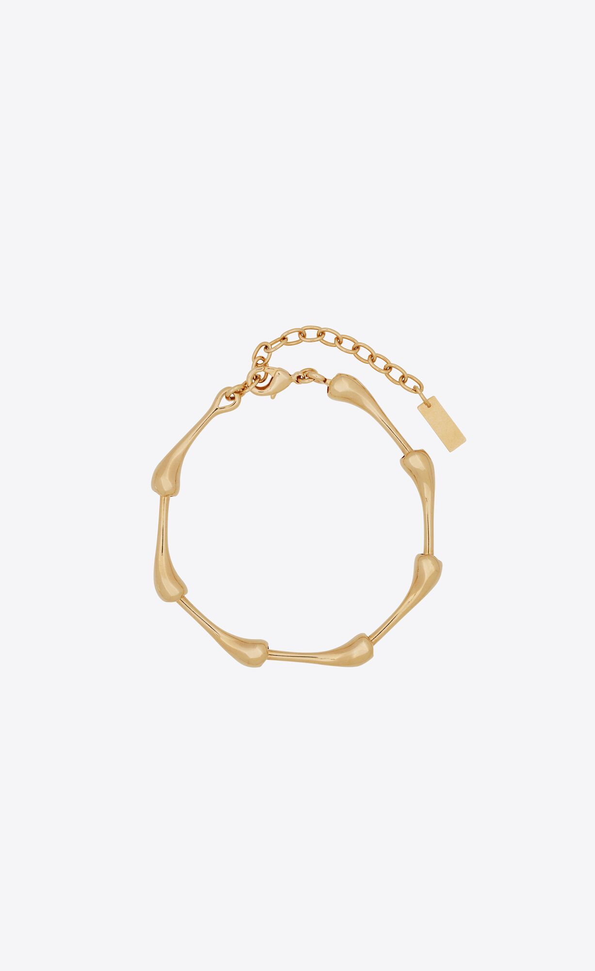 YSL Multi Drop Bracelet In Metal Gold | 0193578-PM