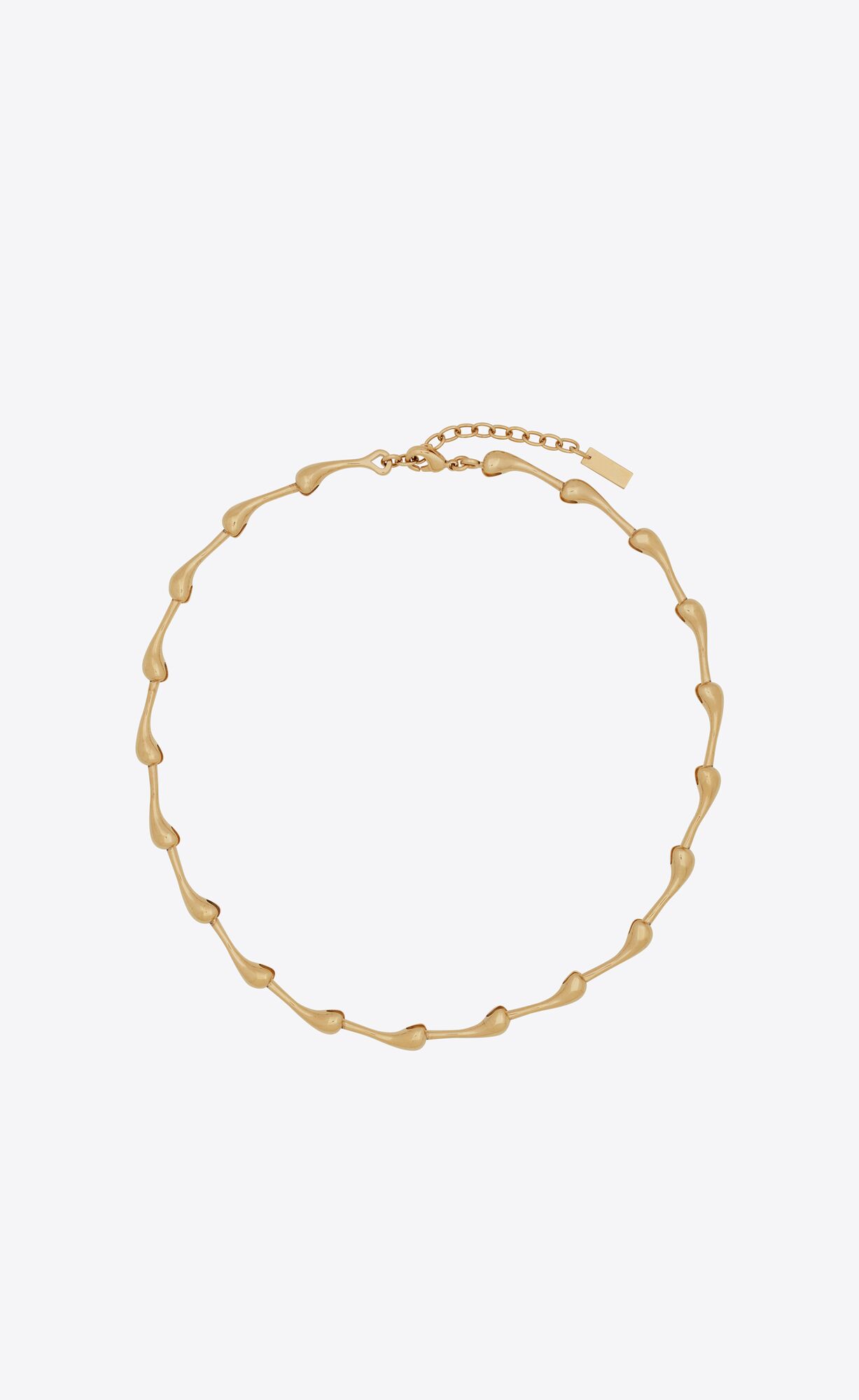 YSL Multiple Drop Short Necklace In Metal Gold | 3790814-CI