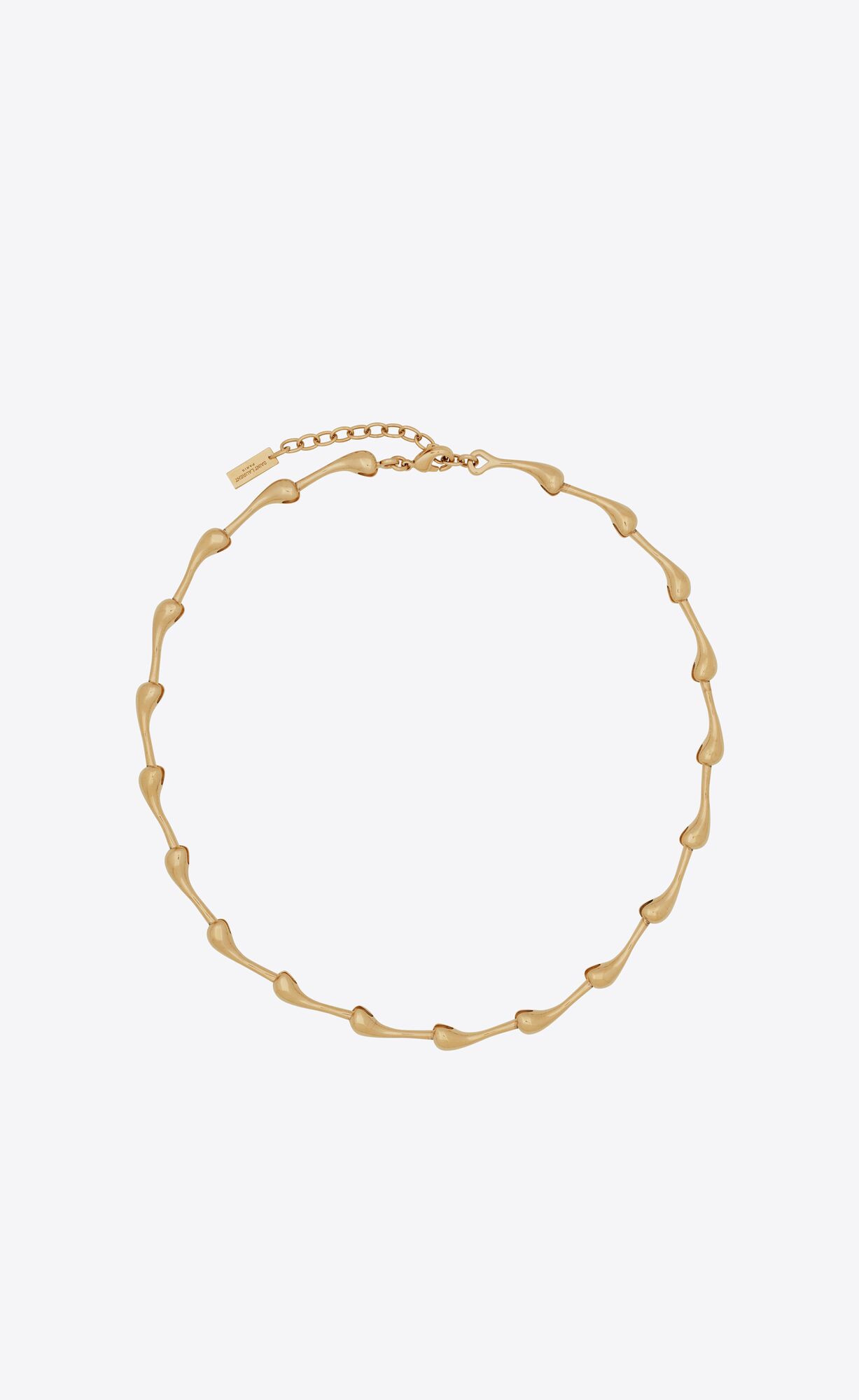 YSL Multiple Drop Short Necklace In Metal Gold | 3790814-CI