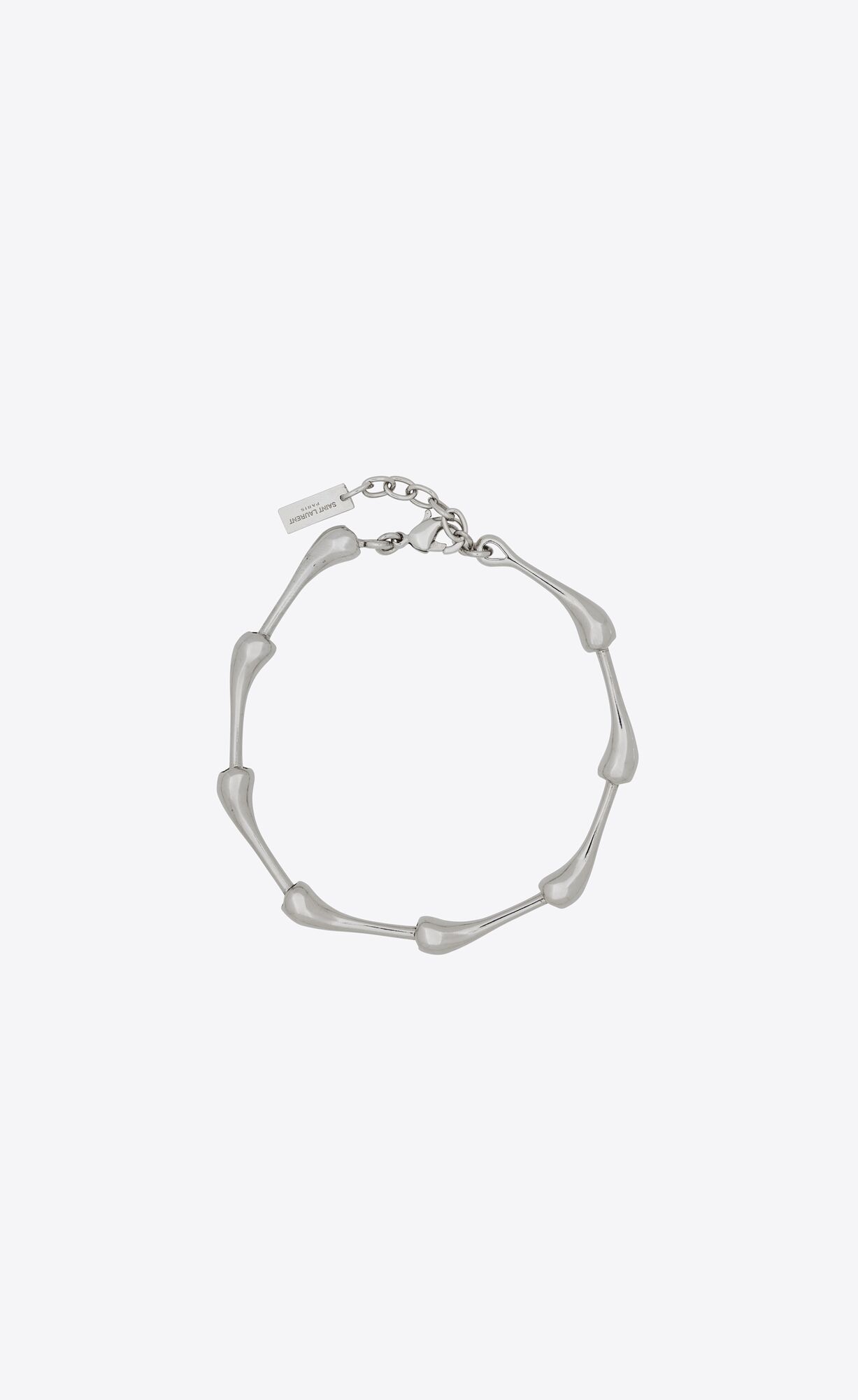 YSL Multiple Large Drop Bracelet In Metal Palladium | 0439521-IV