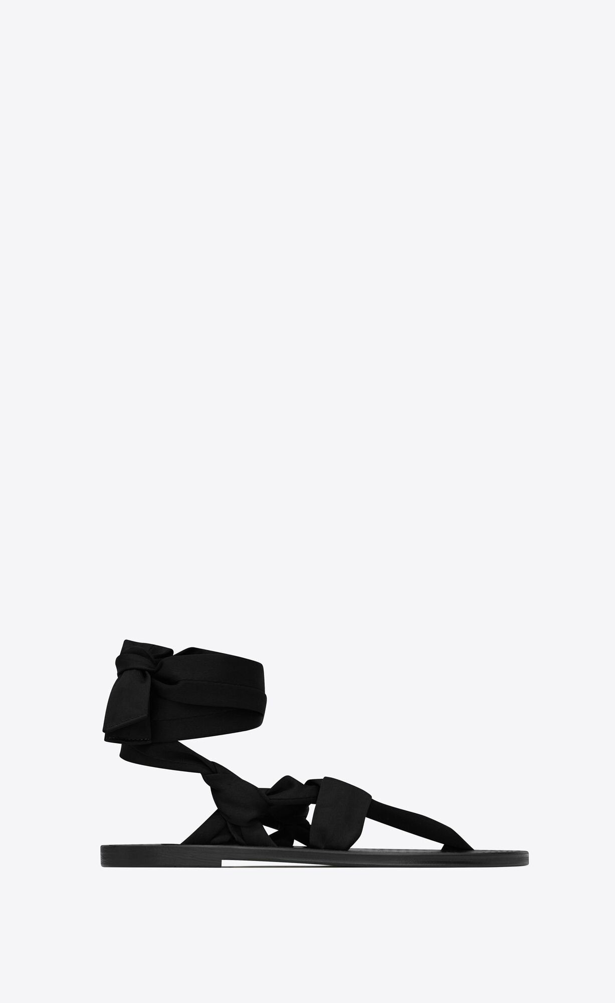 YSL Nolan Sandals In Jersey Black | 3502896-ED