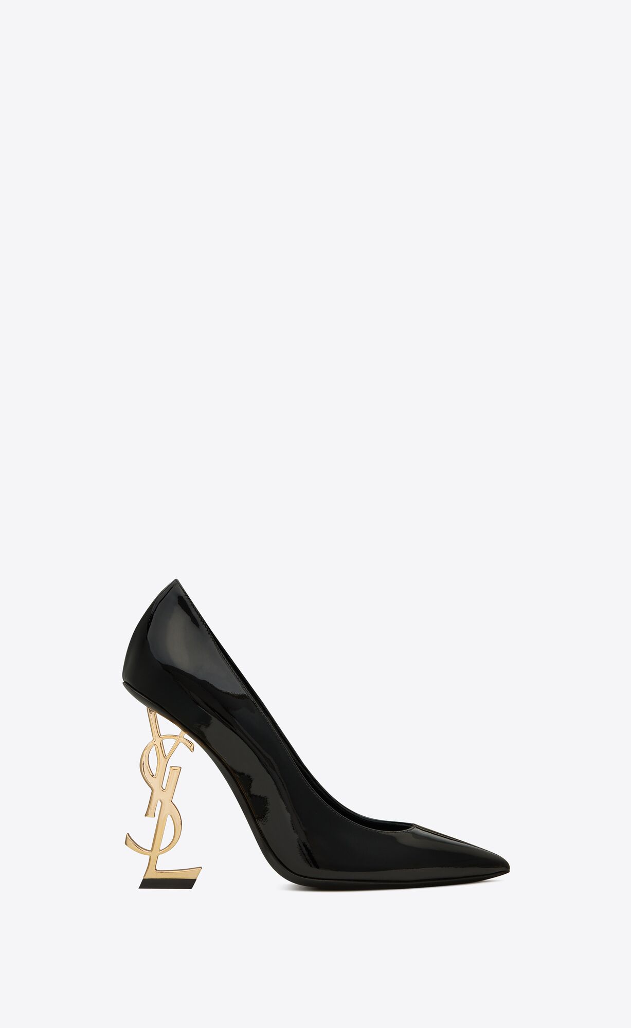 YSL Opyum Pumps In Patent Leather Black | 9527613-IH