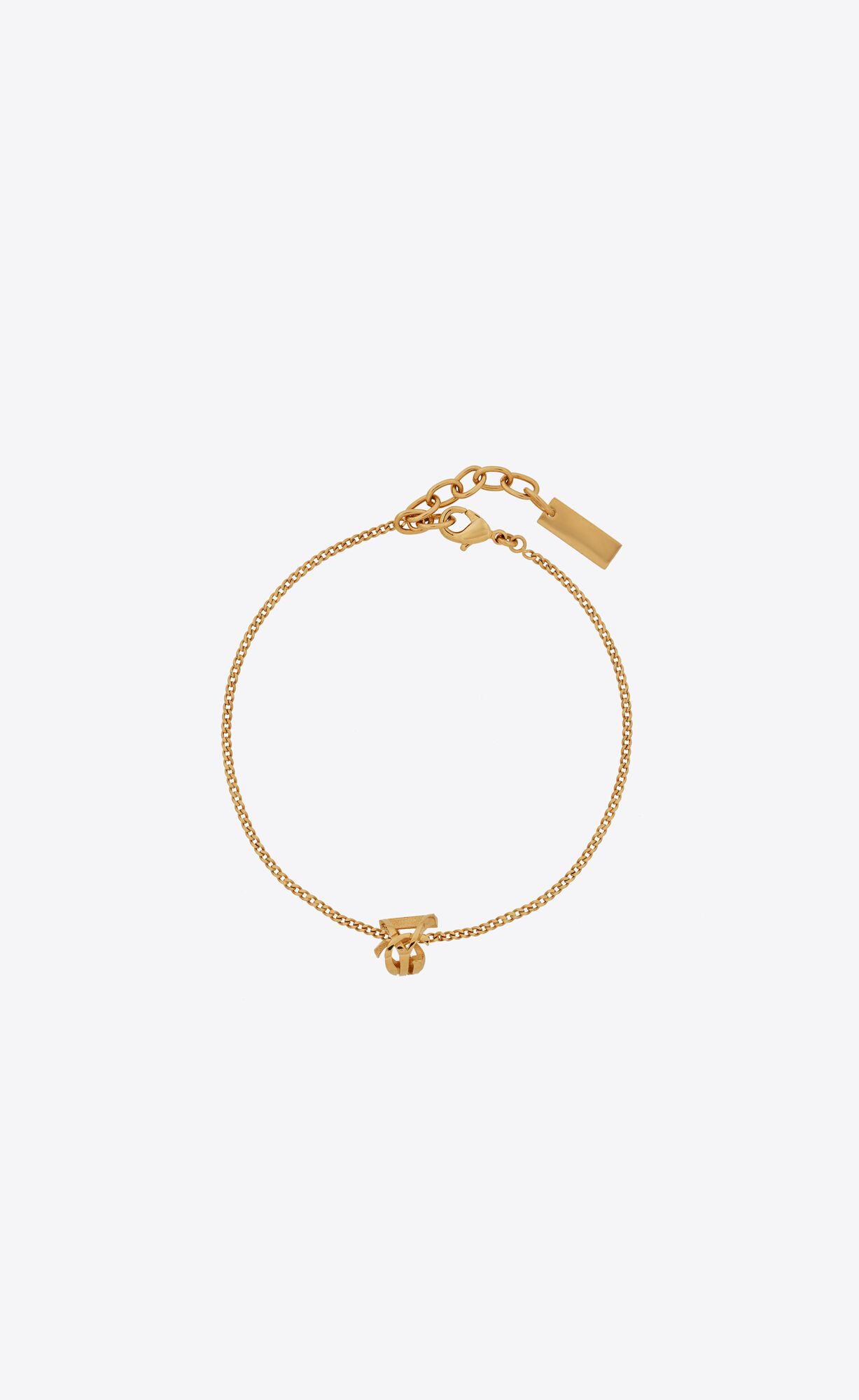 YSL Opyum Twist Bracelet In Metal Gold | 2478915-MQ