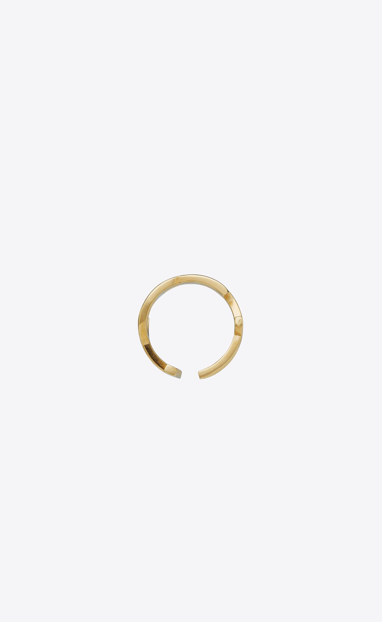 YSL Opyum Twist Ring In Metal Gold | 5472198-ZE