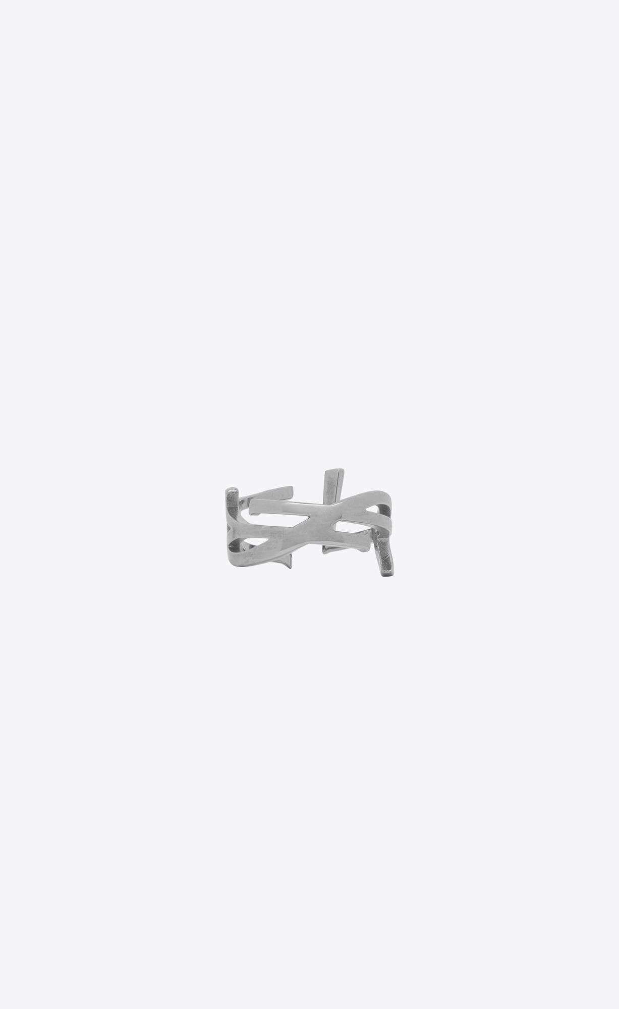 YSL Opyum Twist Ring In Metal Mirror | 0632597-PW