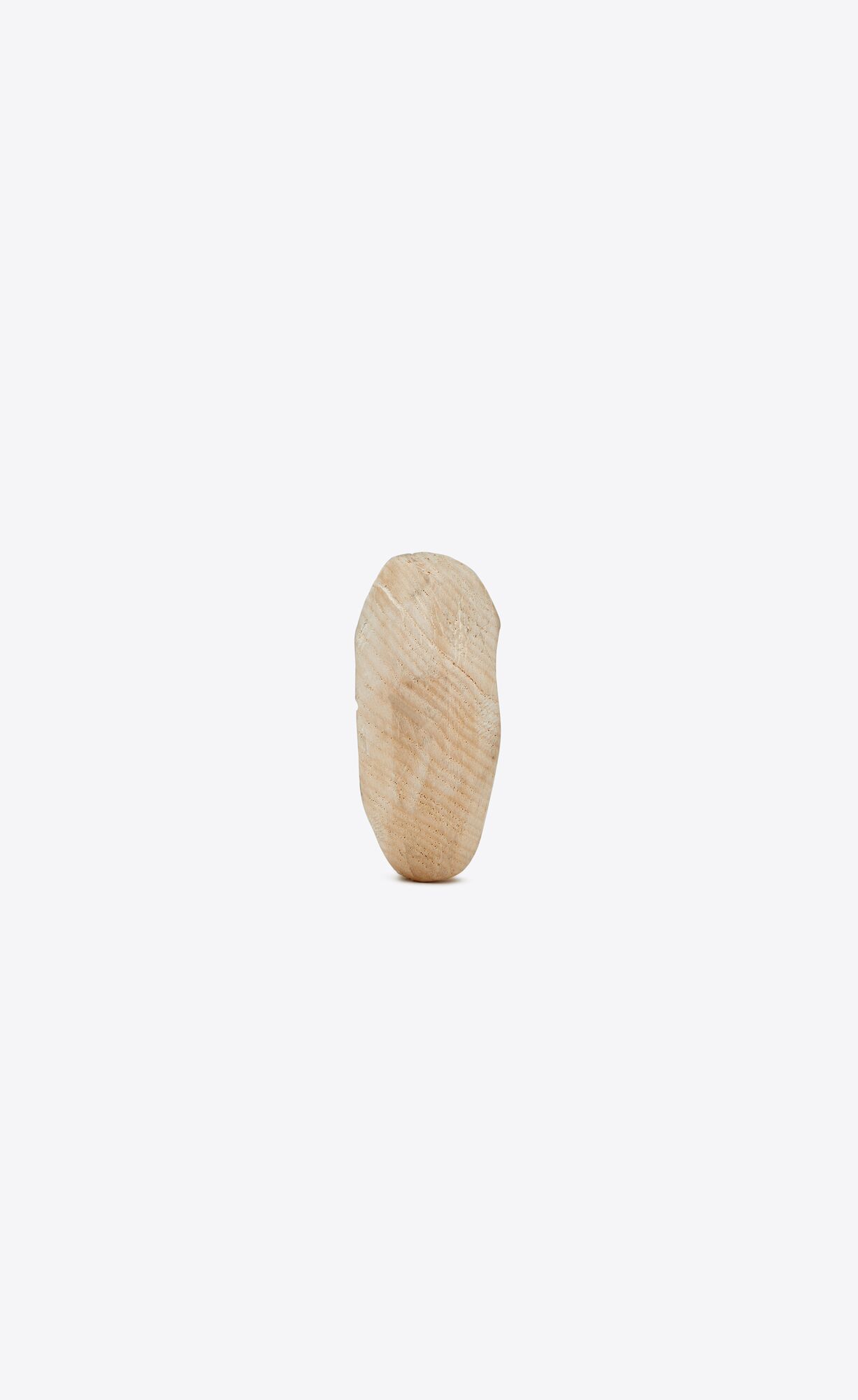 YSL Organic Arty Cuff Bracelet In Wood Silver And White | 1260759-JS
