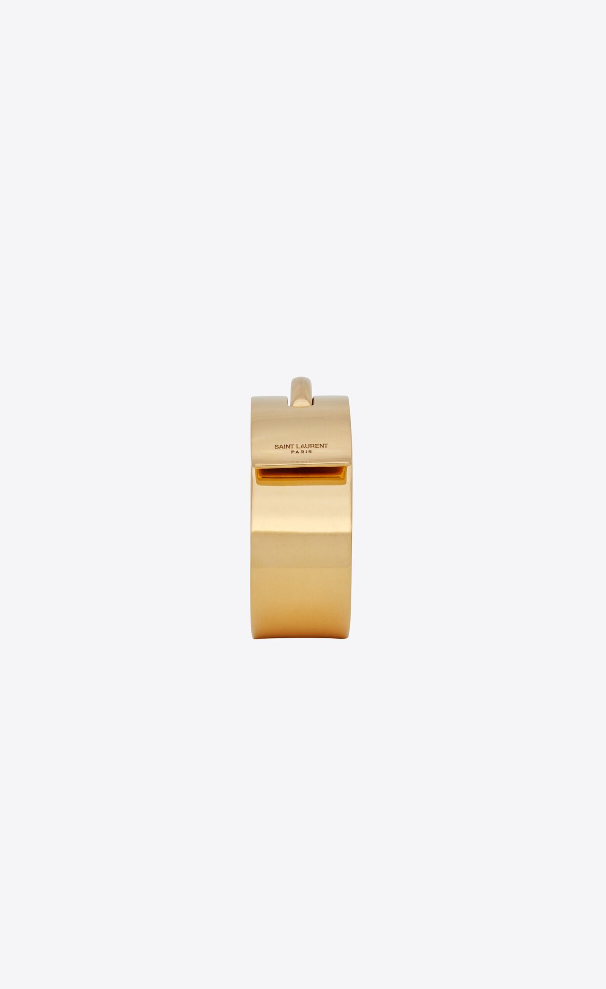 YSL Oversized Closure Bracelet In Metal Gold | 6528791-MN