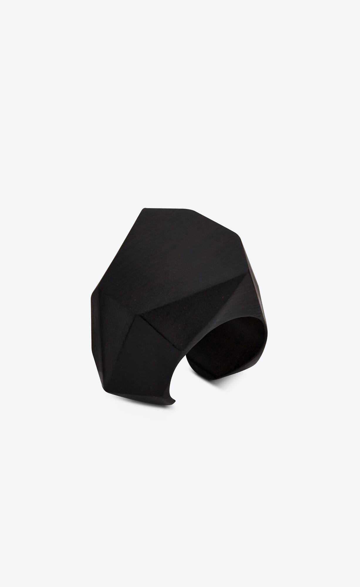 YSL Pyramid Cuff In Bamboo Dark Brown And Gold | 2639048-OK