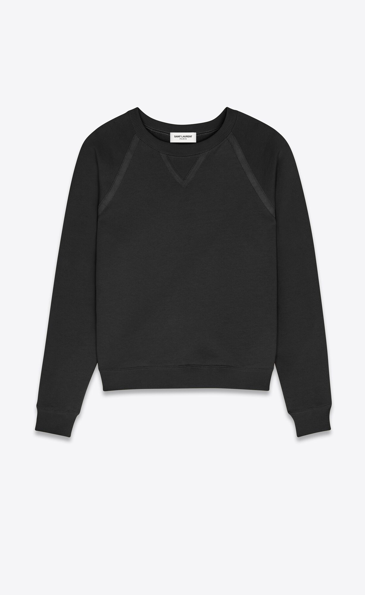 YSL Raglan Sweatshirt Noir | 2814735-RD