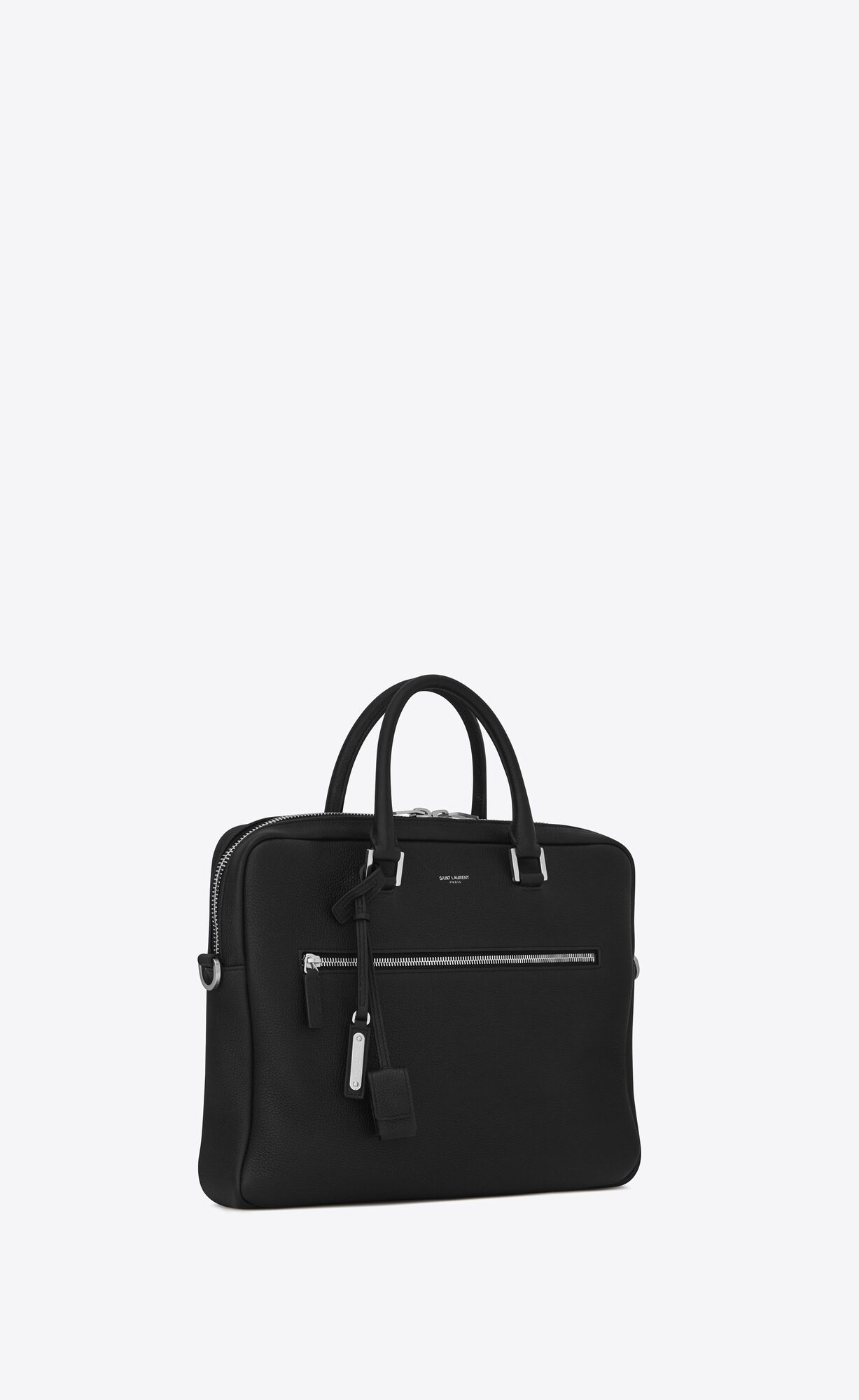 YSL Sac De Jour Briefcase In Grained Leather Black | 9104876-MI
