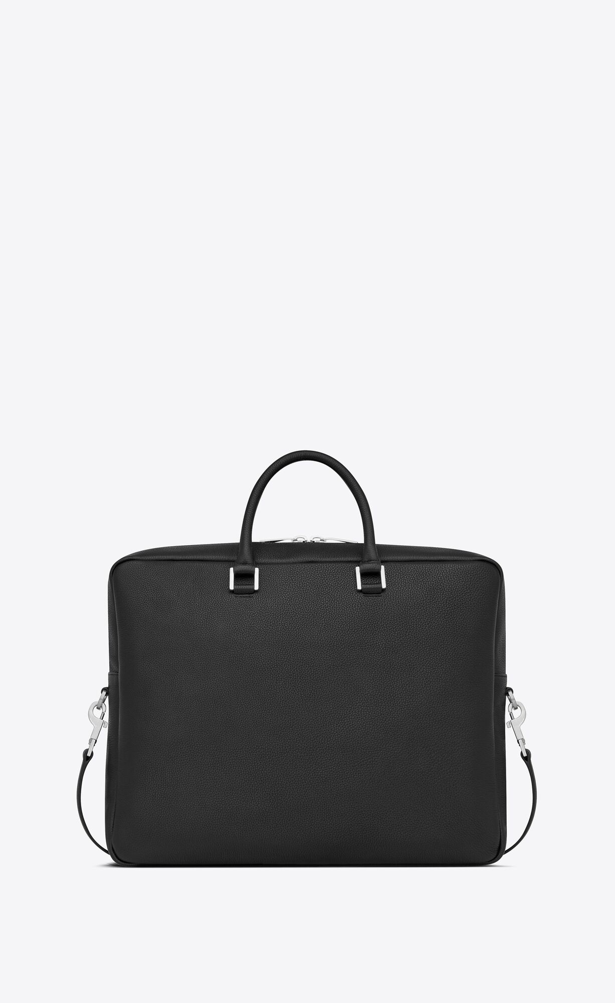 YSL Sac De Jour Large Briefcase In Grained Leather Black | 7349610-PH