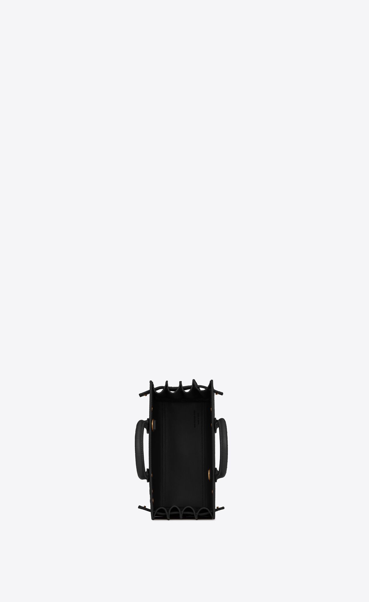 YSL Sac De Jour Nano In Crocodile-embossed Matte Leather Black | 2456130-AY