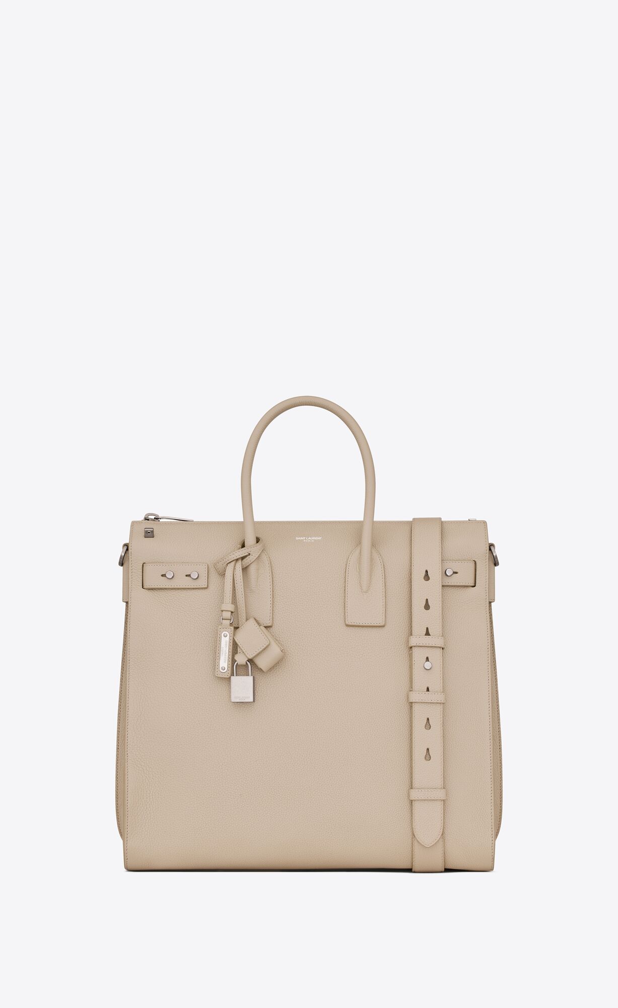 YSL Sac De Jour North/South In Grained Leather Sea Salt | 4825017-SA