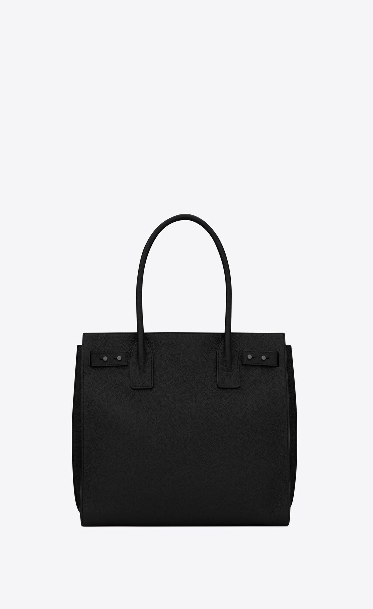 YSL Sac De Jour North/South Tote In Grained Leather Black | 5734618-WM