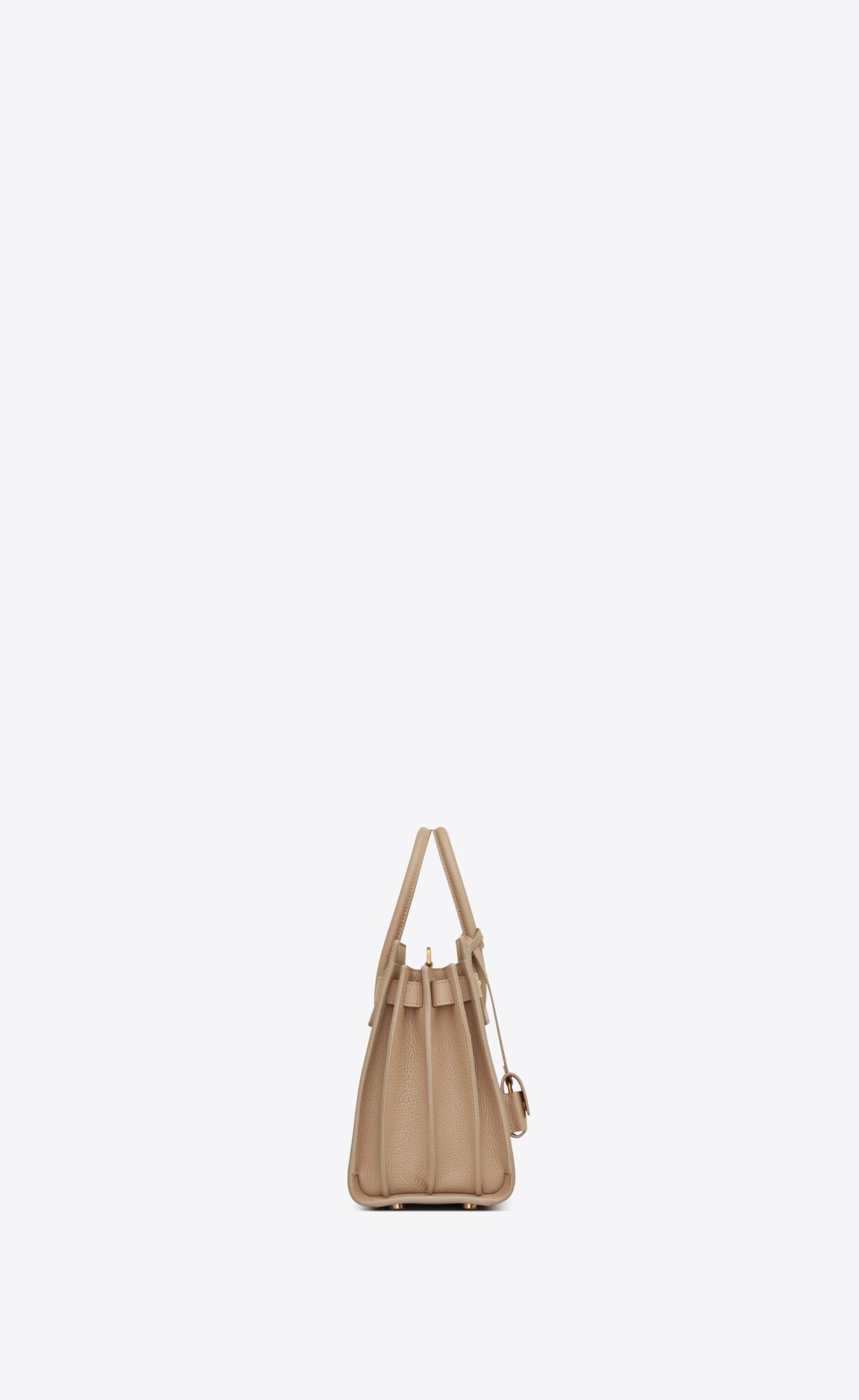 YSL Sac De Jour Supple Nano In Grained Leather Dark Beige | 2407951-GI